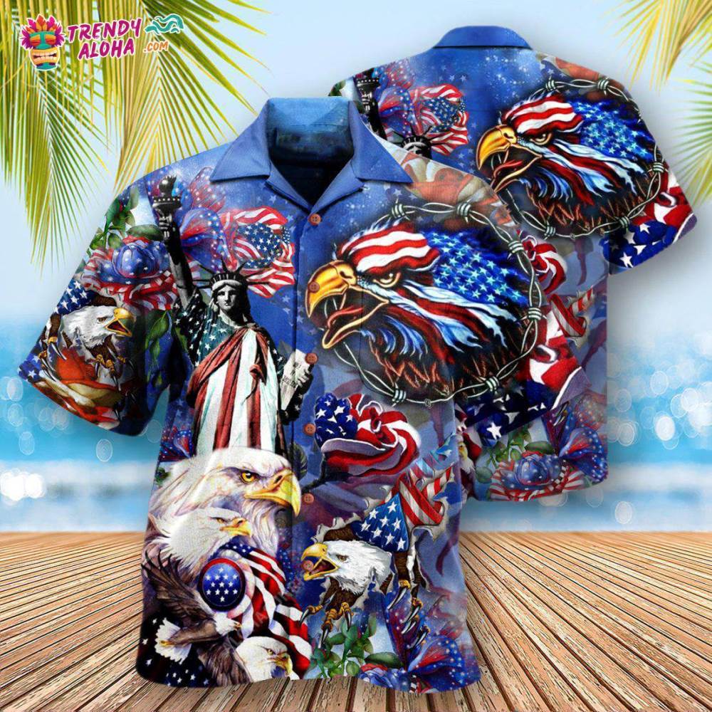 America My Heat Beats True To My Country Patriotism Hawaiian Shirt – Trendy Aloha