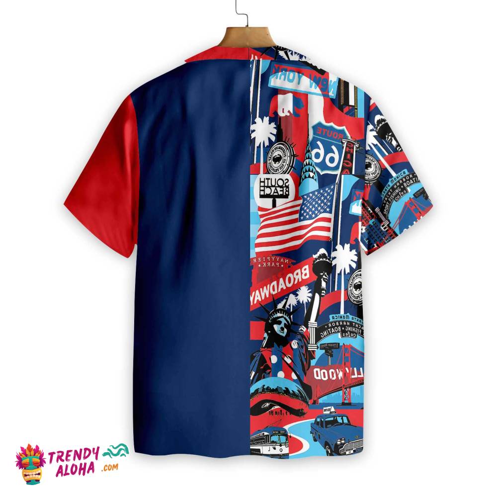 America Pop Art Hawaiian Shirt