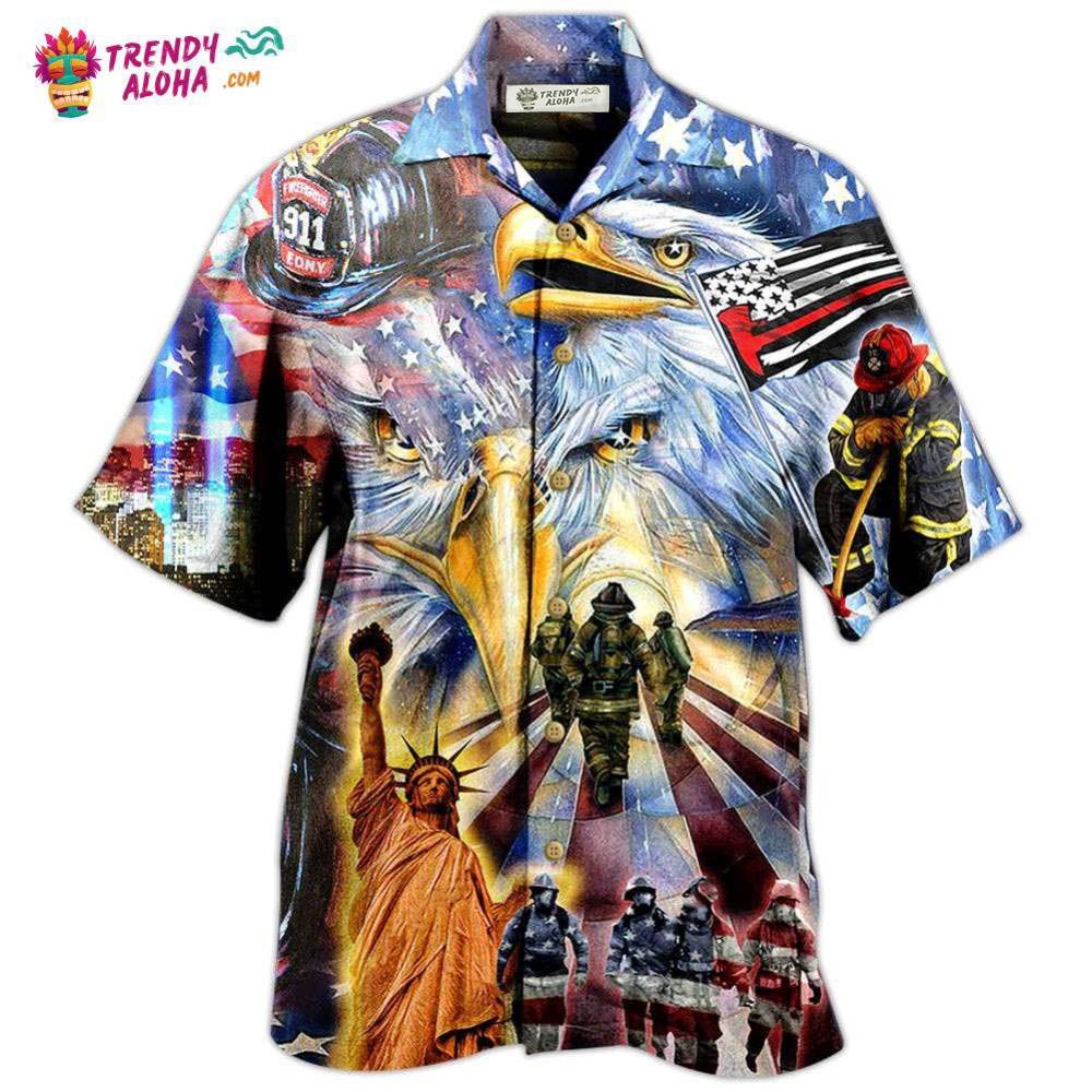 America Proud Forever With Love Hawaiian Shirt – Trendy Aloha