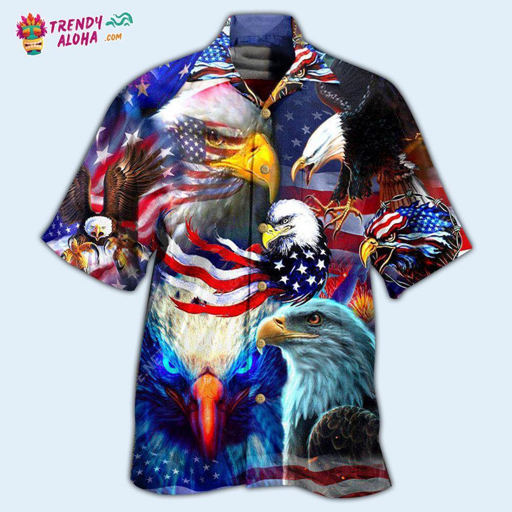 America Soar Like An Eagle Hawaiian Shirt – Trendy Aloha