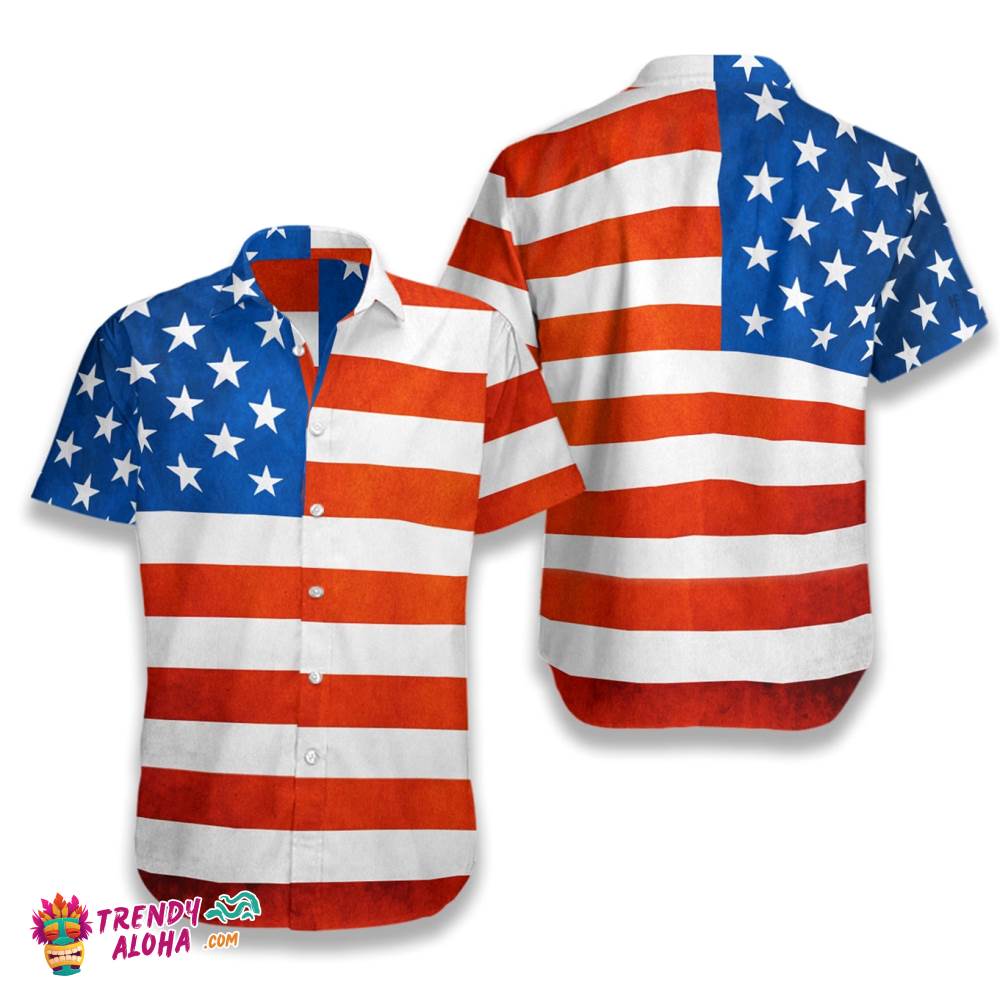 American Flag Hawaiian Shirt American Flag Hawaiian Shirt