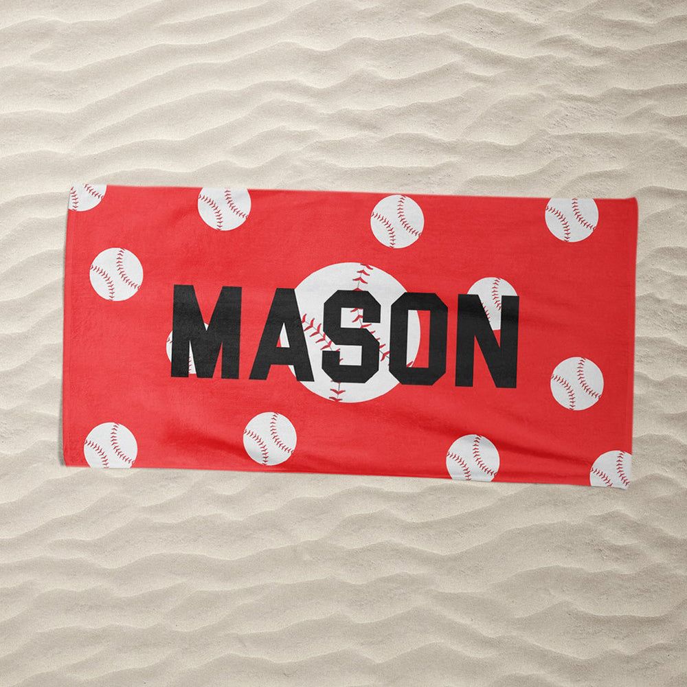 American Football Personalized Kids Lovely Summer Beach Towels Fun