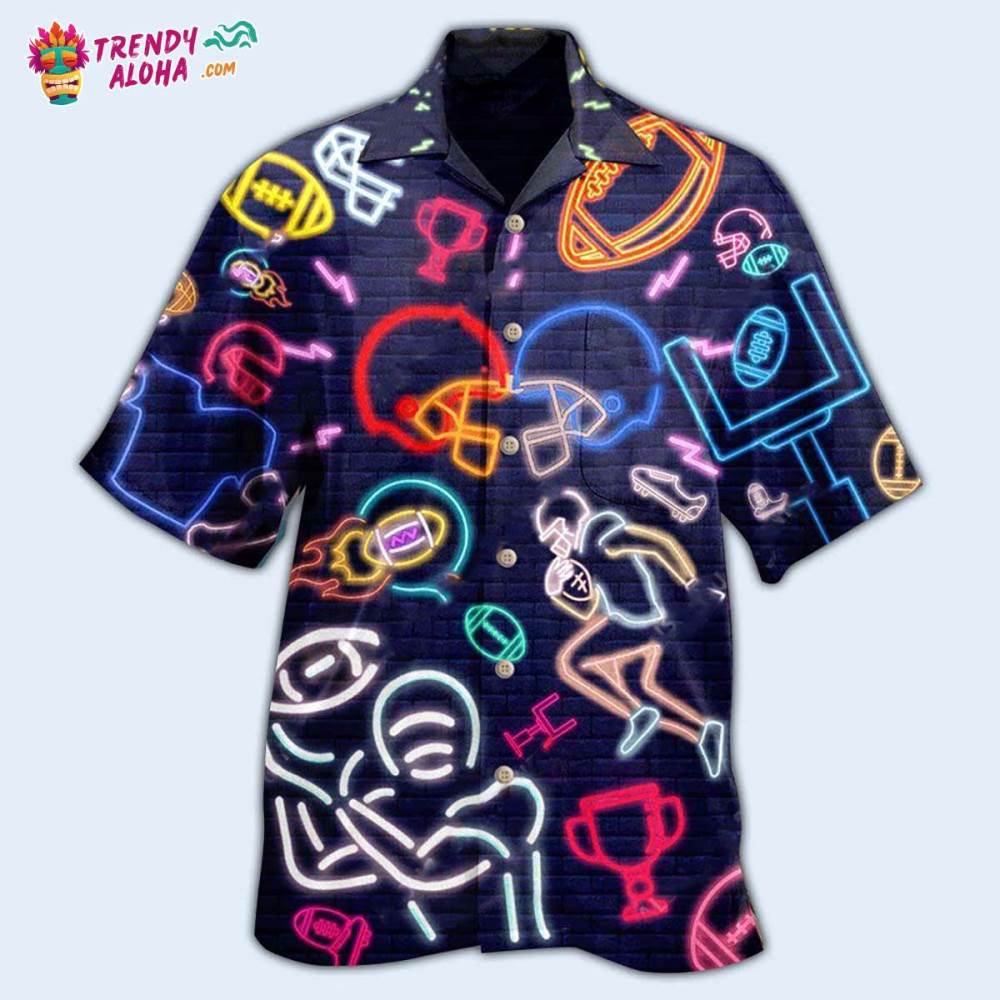 American Football Play Like A King Hawaiian Shirt – Trendy Aloha