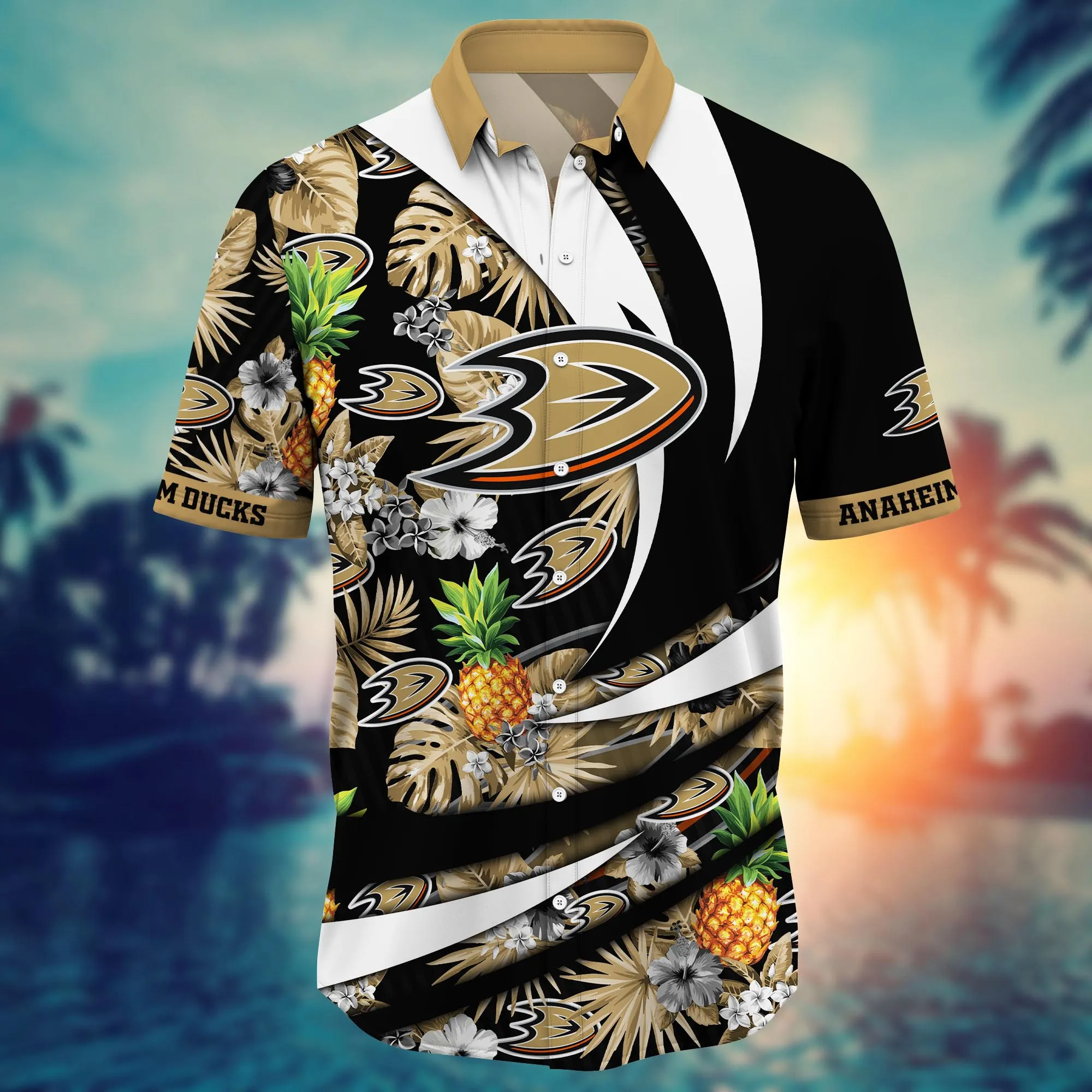 Anaheim Ducks NHL Hawaiian Shirt High Temperatures Aloha Shirt