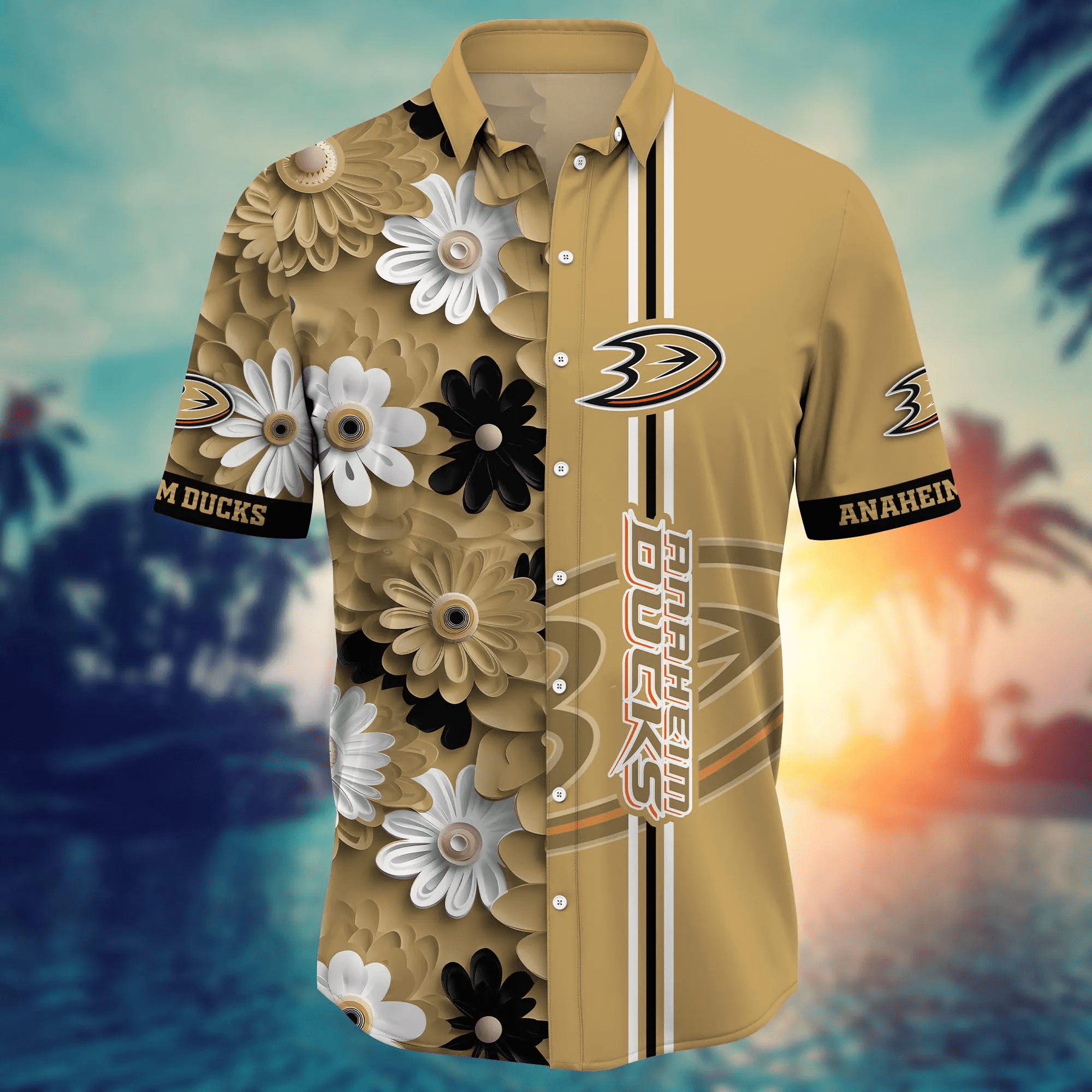 Anaheim Ducks NHL Hawaiian Shirt Mosquito Bites Aloha Shirt