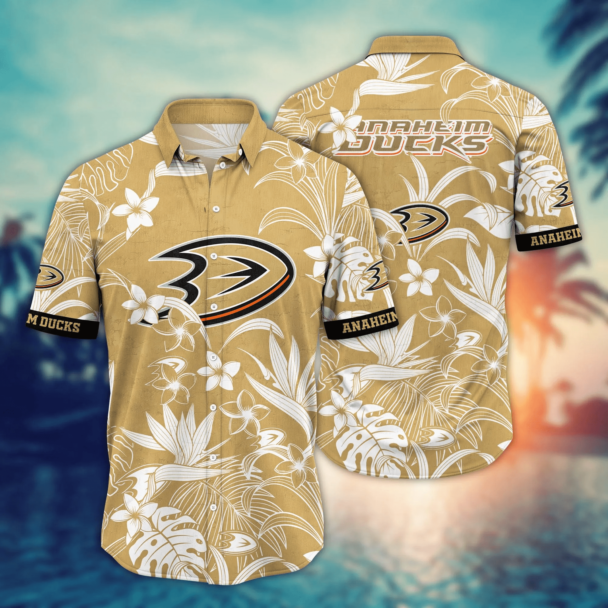 Anaheim Ducks NHL Hawaiian Shirt Pool Parties Aloha Shirt Anaheim Ducks NHL Hawaiian Shirt Pool Parties Aloha Shirt
