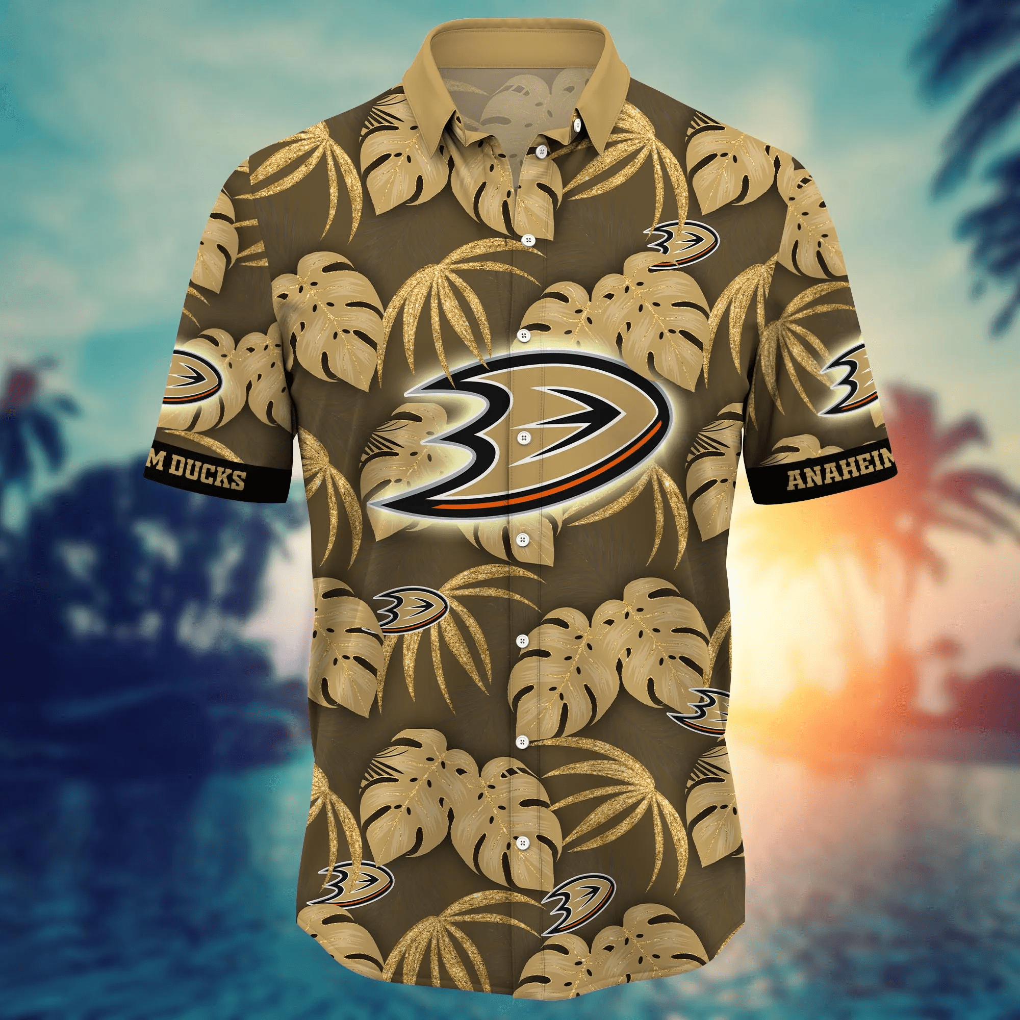 Anaheim Ducks NHL Hawaiian Shirt Sunscreen Aloha Shirt