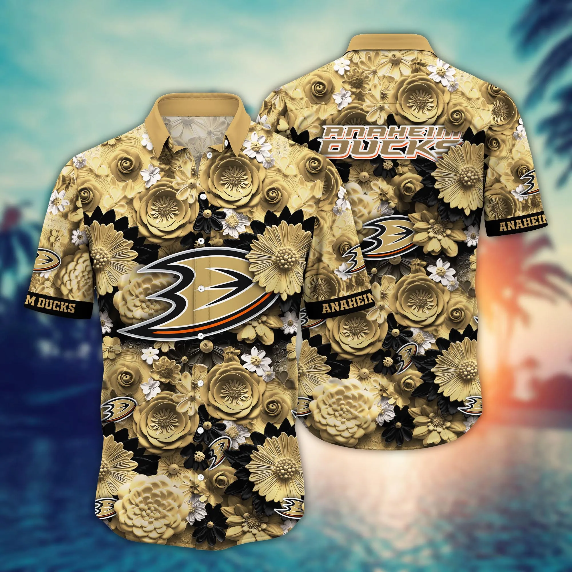 Anaheim Ducks NHL Hawaiian Shirt Trending For This Summer Customize Shirt Any Team