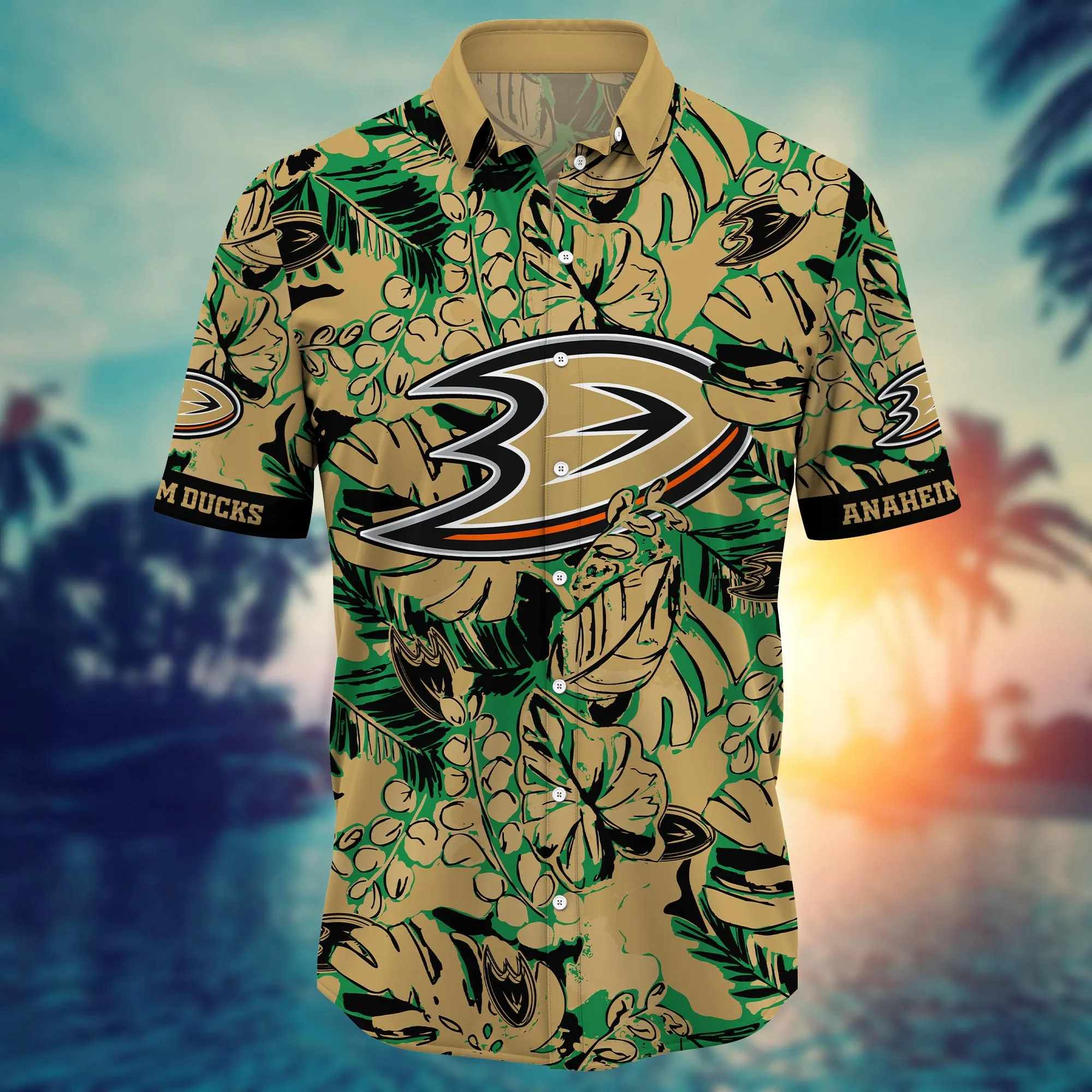 Anaheim Ducks NHL Hawaiian Shirt Warm Season Aloha Shirt