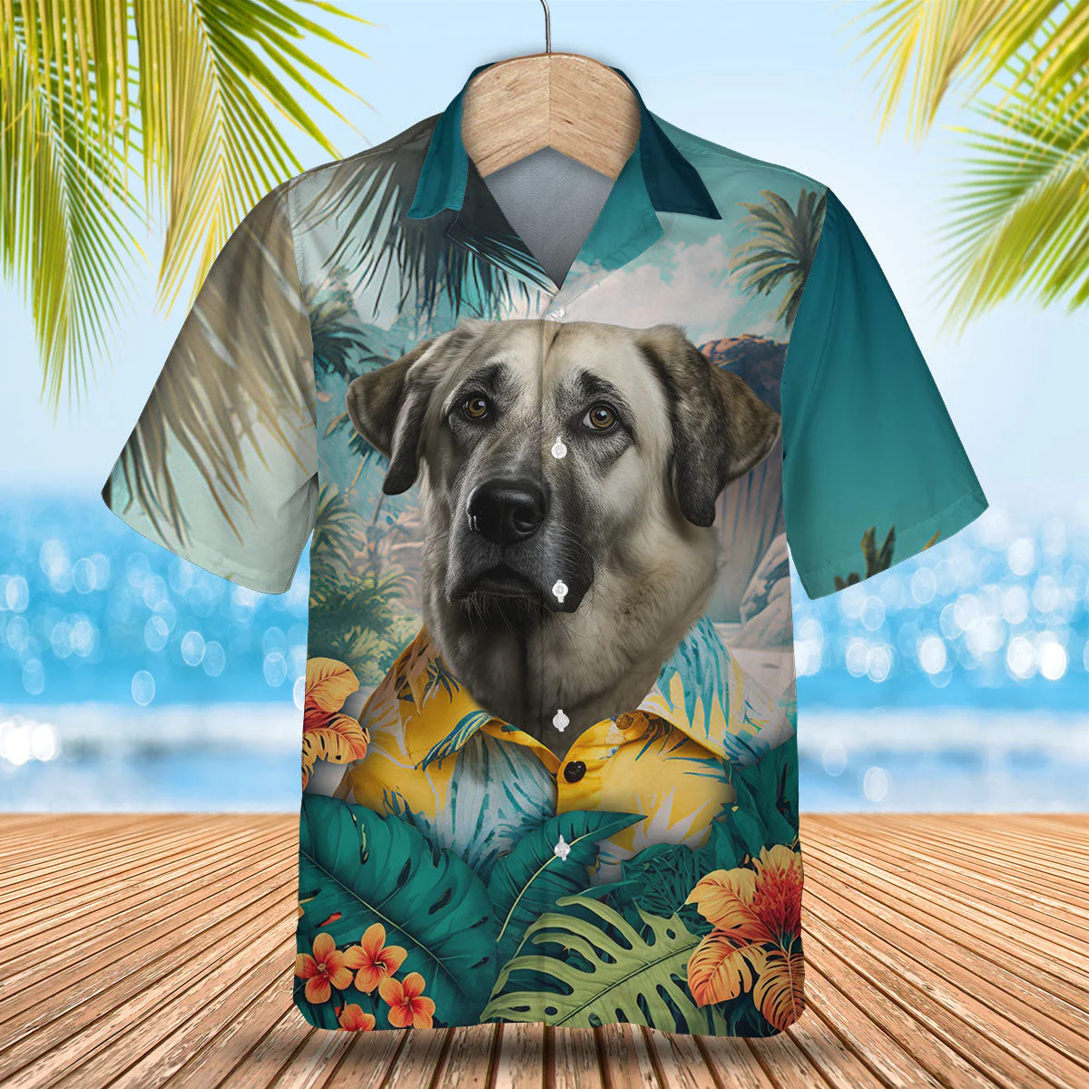 Anatolian Shepherd Valor 3D Hawaiian Shirt Dominating Tropical Peaks Anatolian Shepherd Valor 3D Hawaiian Shirt Dominating Tropical Peaks