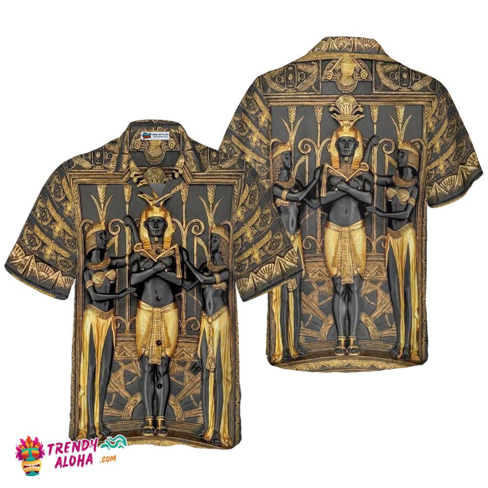 Ancient Egypt Pharaoh Hawaiian Shirt Ancient Egypt Pharaoh Hawaiian Shirt