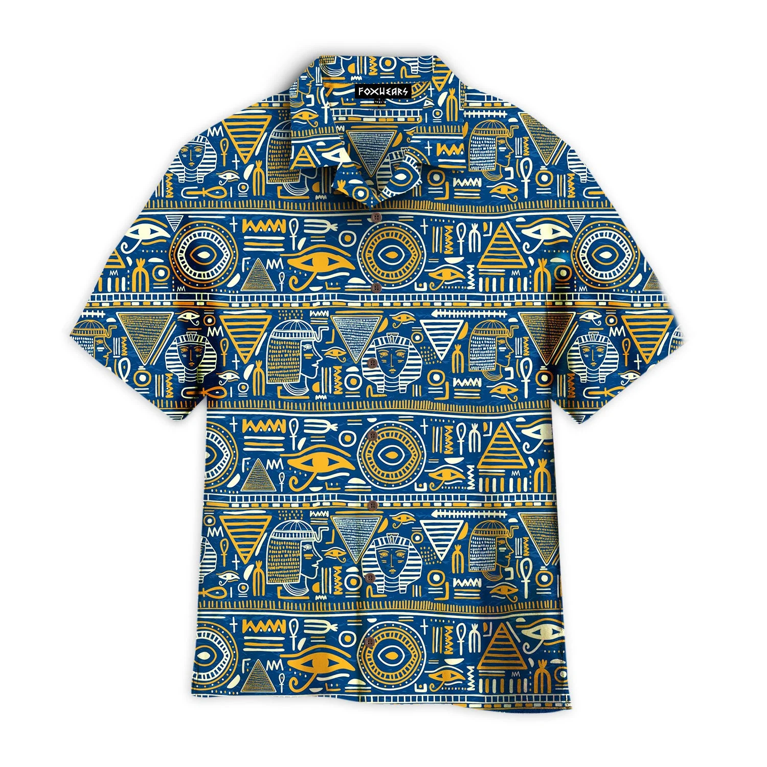 Ancient Egyptian Tribal Trendy Hawaiian Shirt