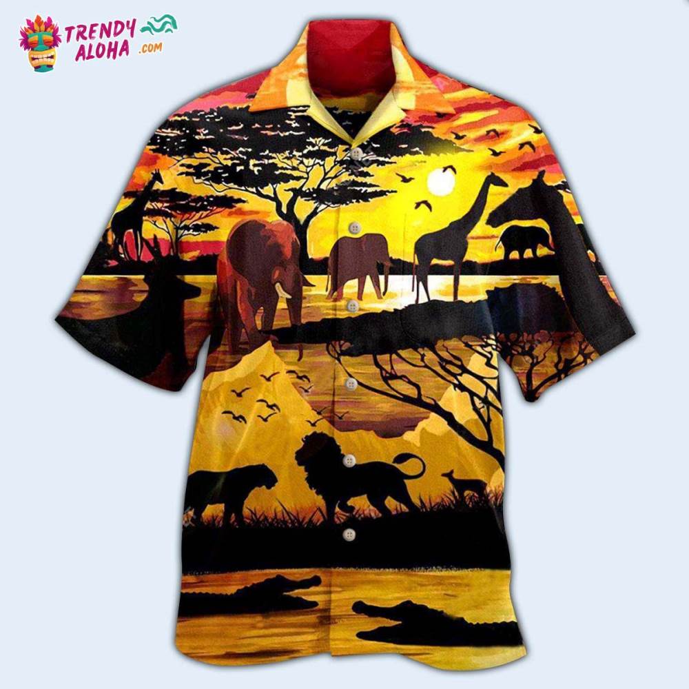 Animals Safari Where Life Begins Hawaiian Shirt – Trendy Aloha