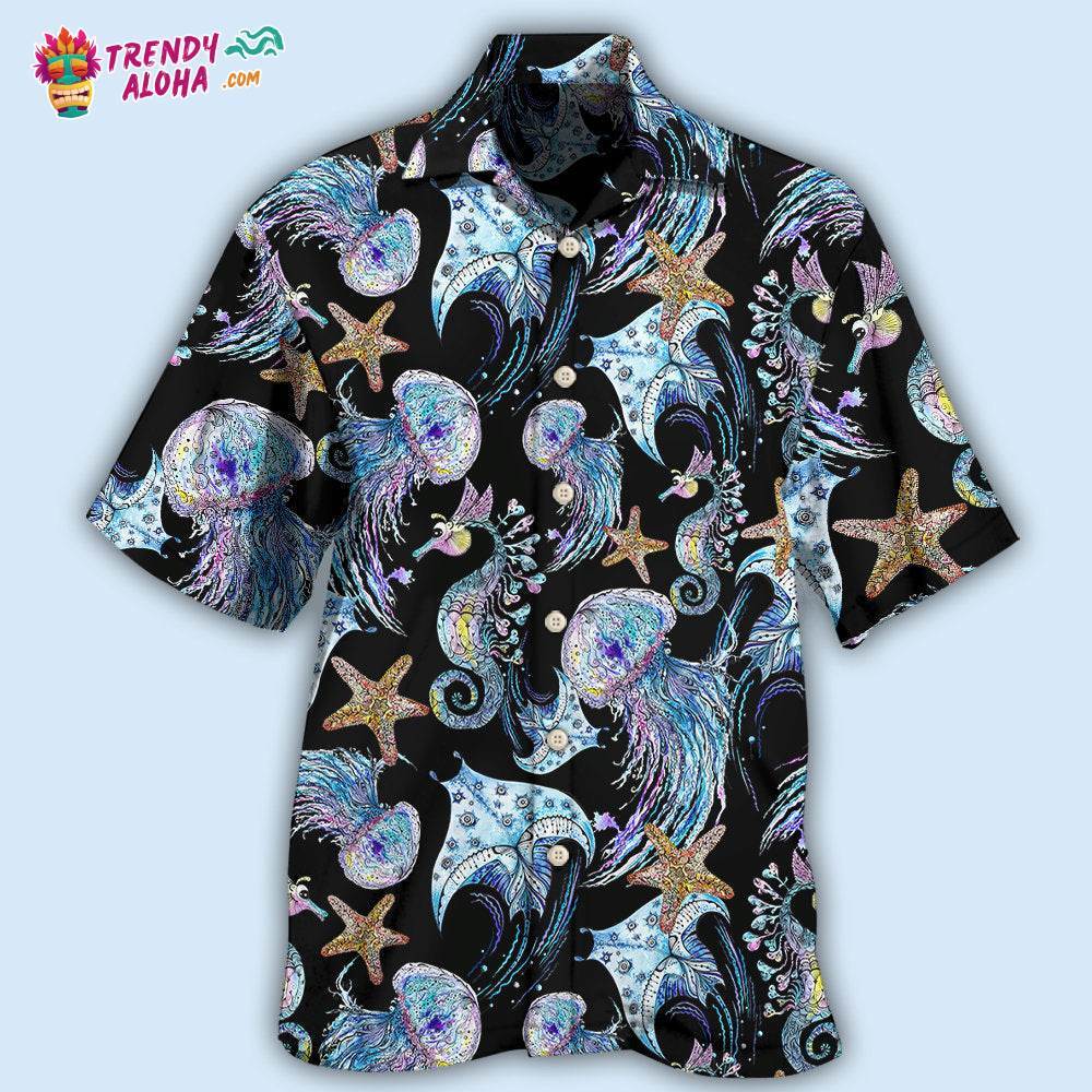 Animals Sea Animals Hawaiian Shirt – Trendy Aloha