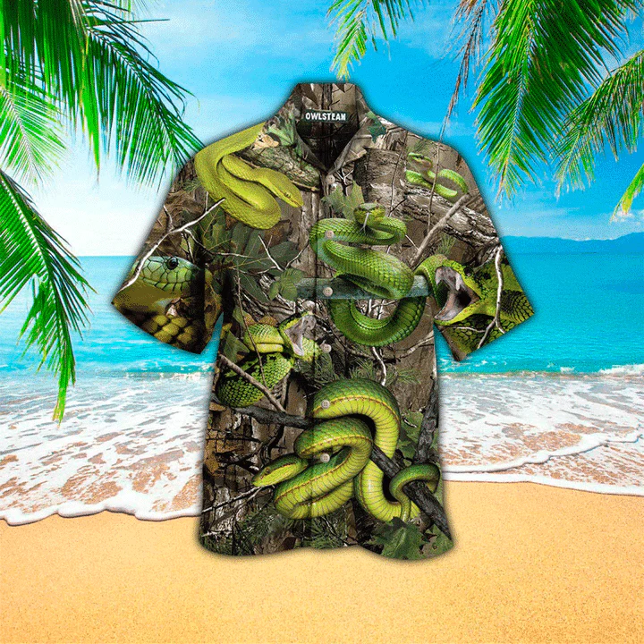 Animals Snake Will Always Bite Back Edition Trendy Hawaiian Shirt Summer Gifts