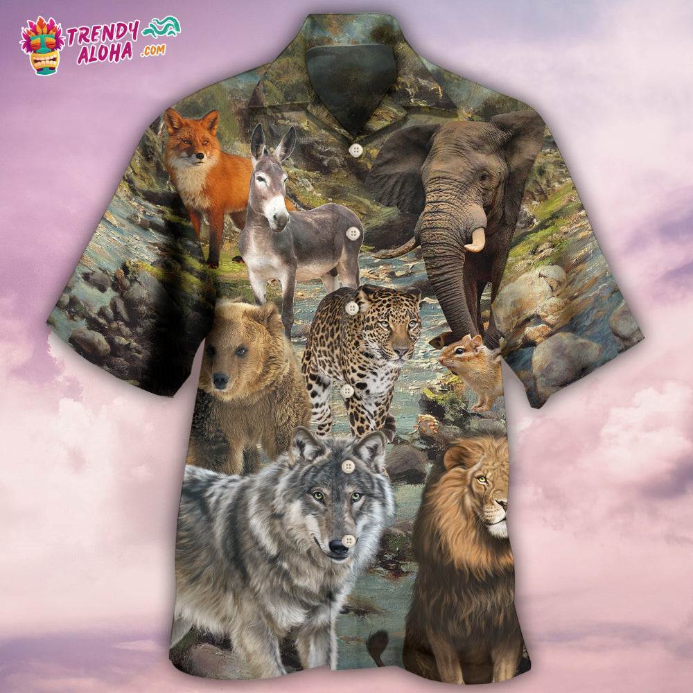Animals The Beauty Of Animals Hawaiian Shirt – Trendy Aloha