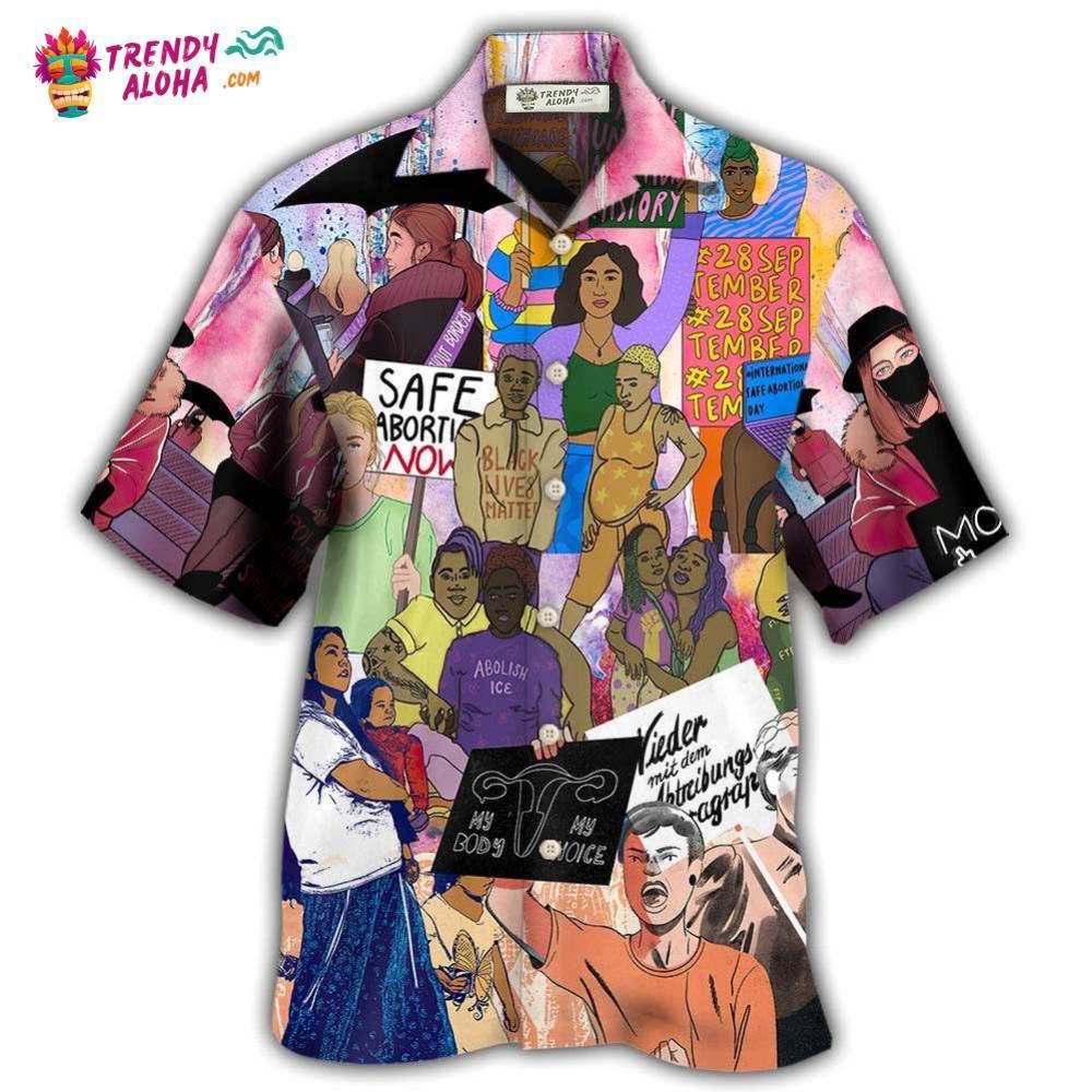 Anti Abortion, My Body, My Choice Hawaiian Shirt – Trendy Aloha Anti Abortion, My Body, My Choice Hawaiian Shirt – Trendy Aloha