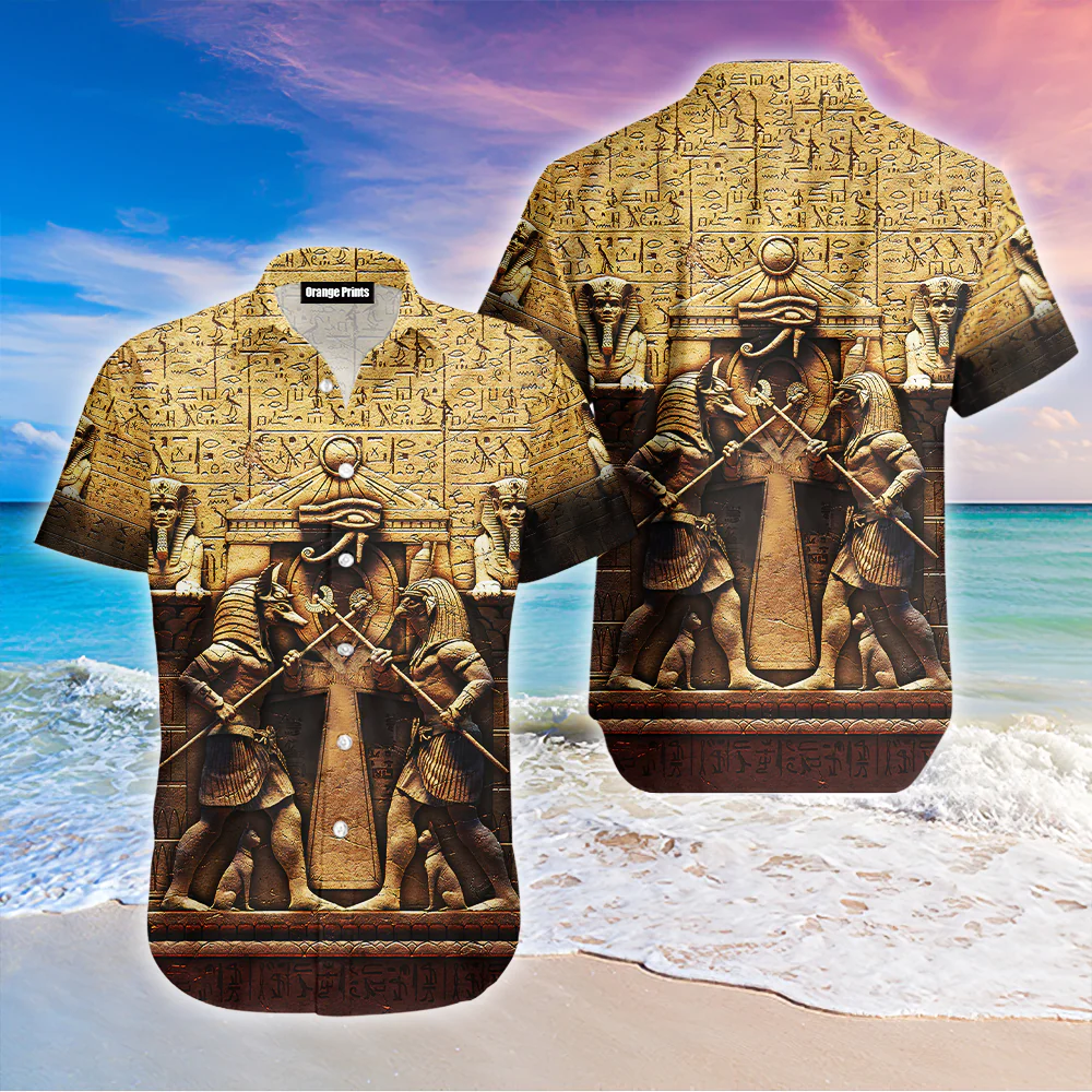 Anubis Ancient Egyptian Trendy Hawaiian Shirt