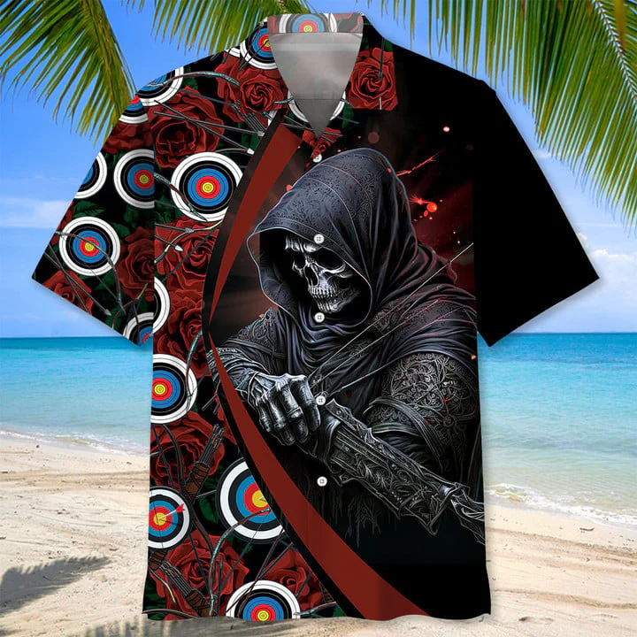 Archery Rose Trendy Hawaiian Shirt