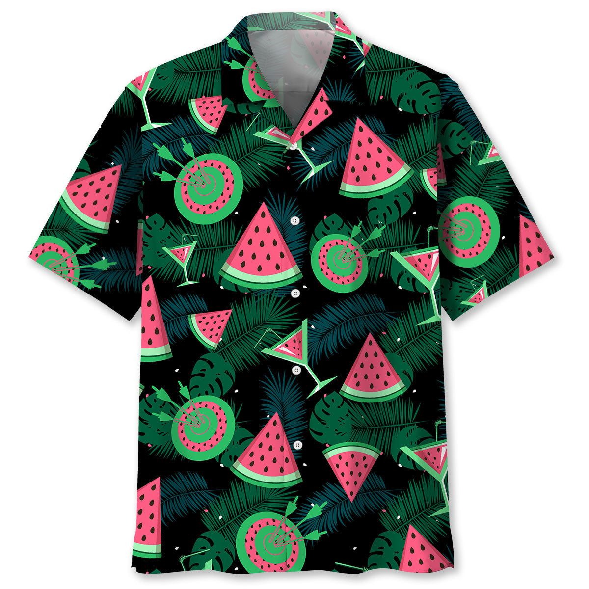 Archery Watermelon Trendy Hawaiian Shirt