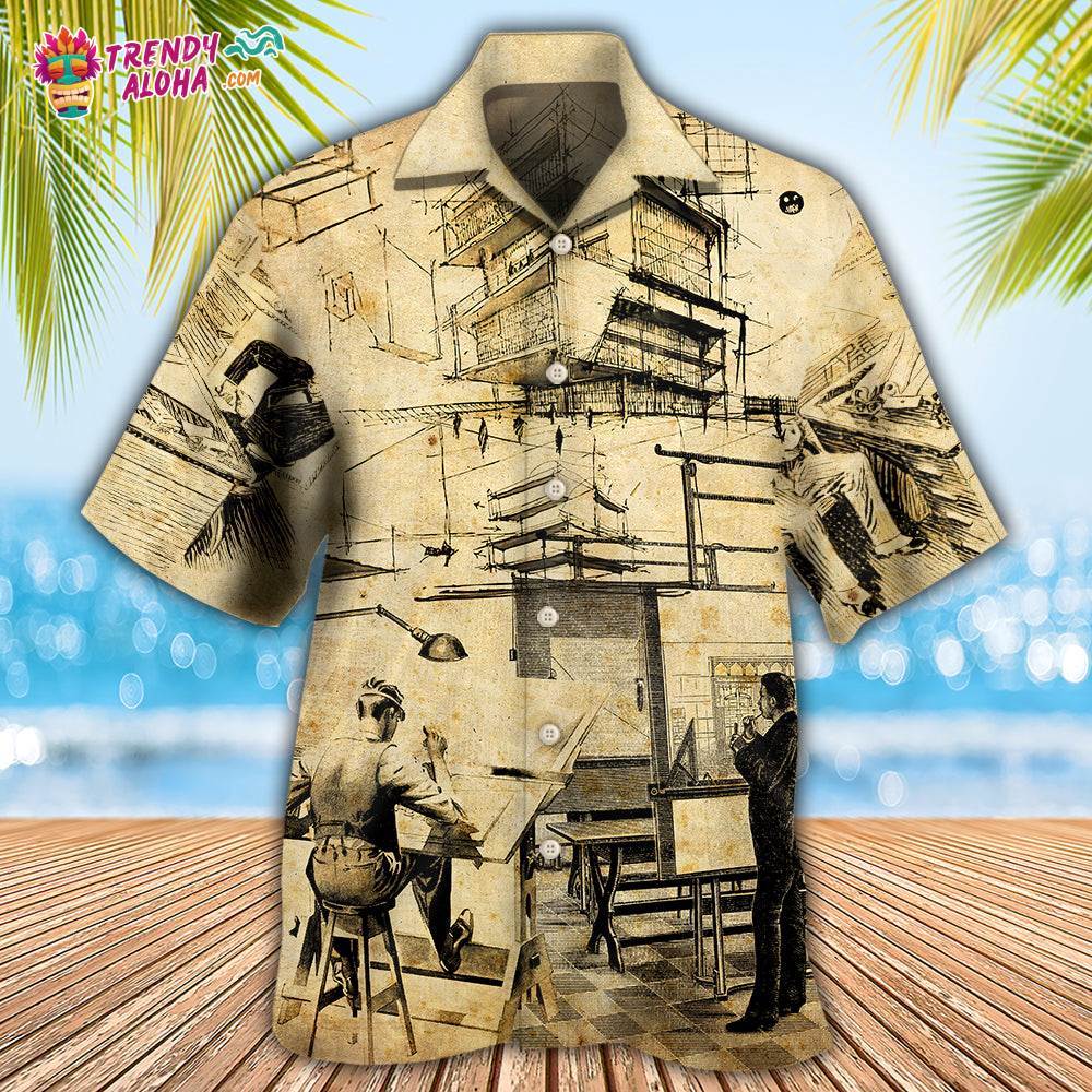 Architect – A Day In The Life Of An Architect Hawaiian Shirt – Trendy Aloha