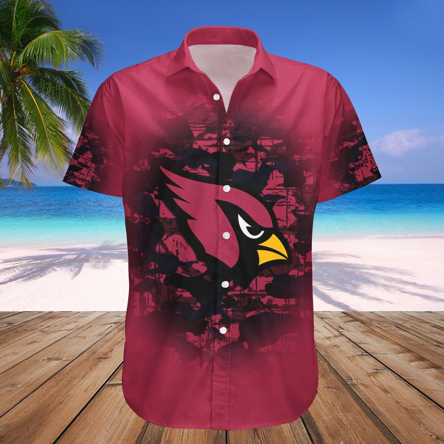 Arizona Cardinals Hawaii Shirt Camouflage Vintage – NFL