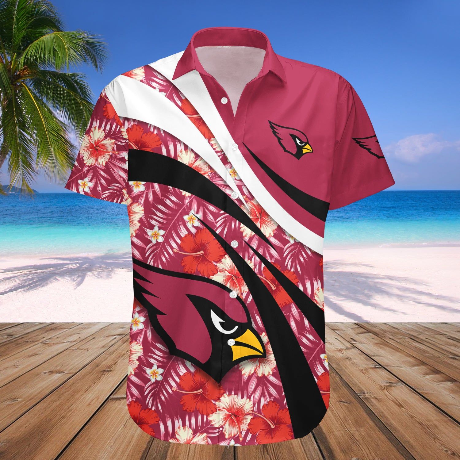 Arizona Cardinals Hawaii Shirt Hibiscus Sport Style – NFL