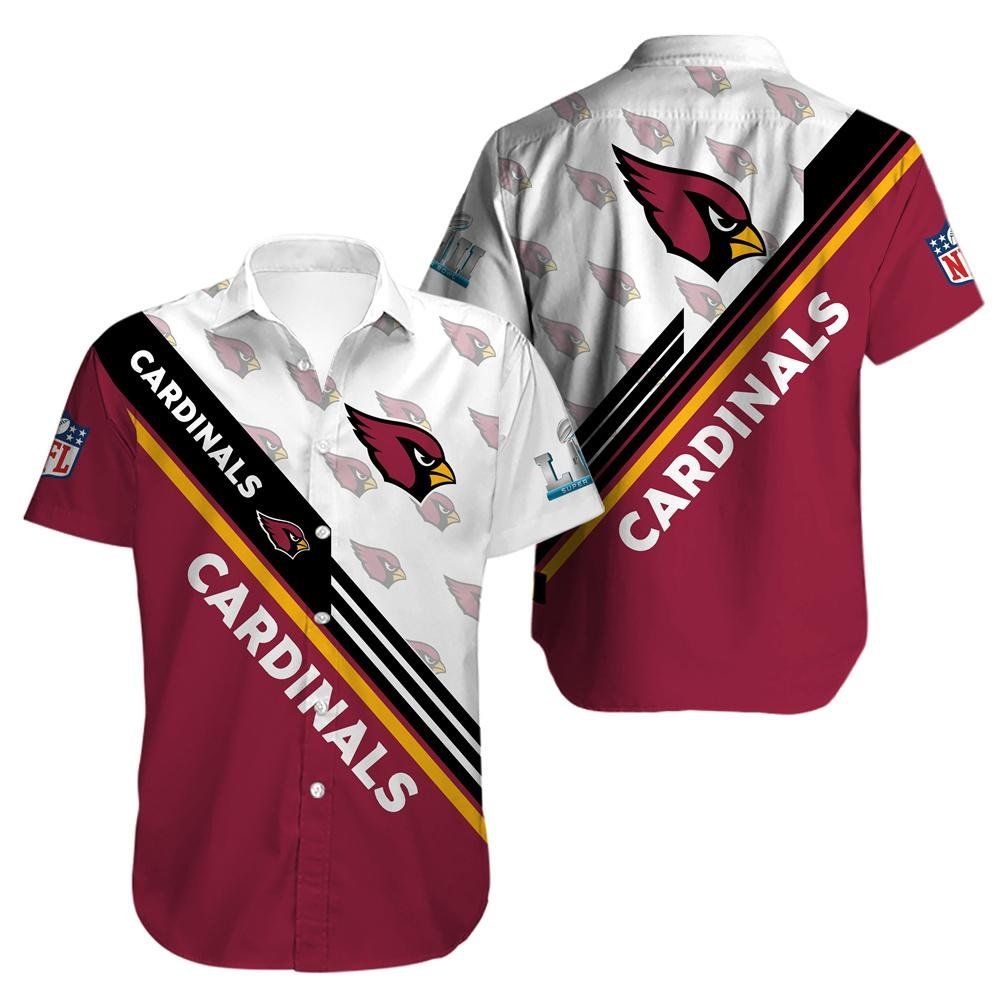 Arizona Cardinals Hawaiian Shirt Trendy Aloha Design 01, Cardinals Hawaiian Shirt Trendy Aloha Design 01