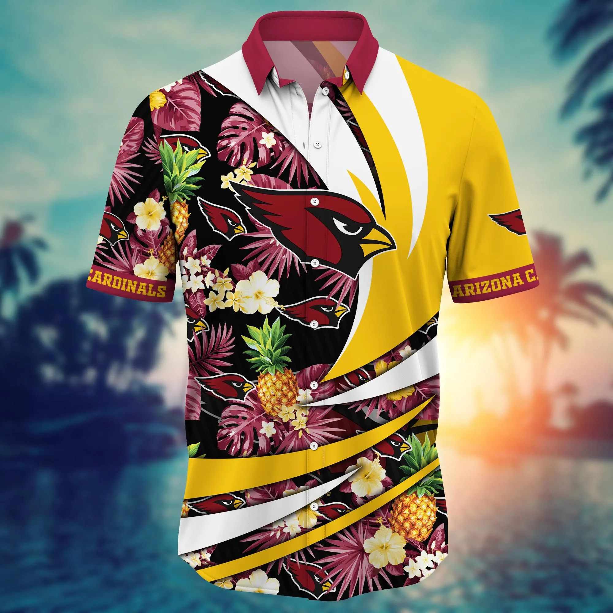 Arizona Cardinals NFL Hawaiian Shirt Hammocks Aloha Shirt