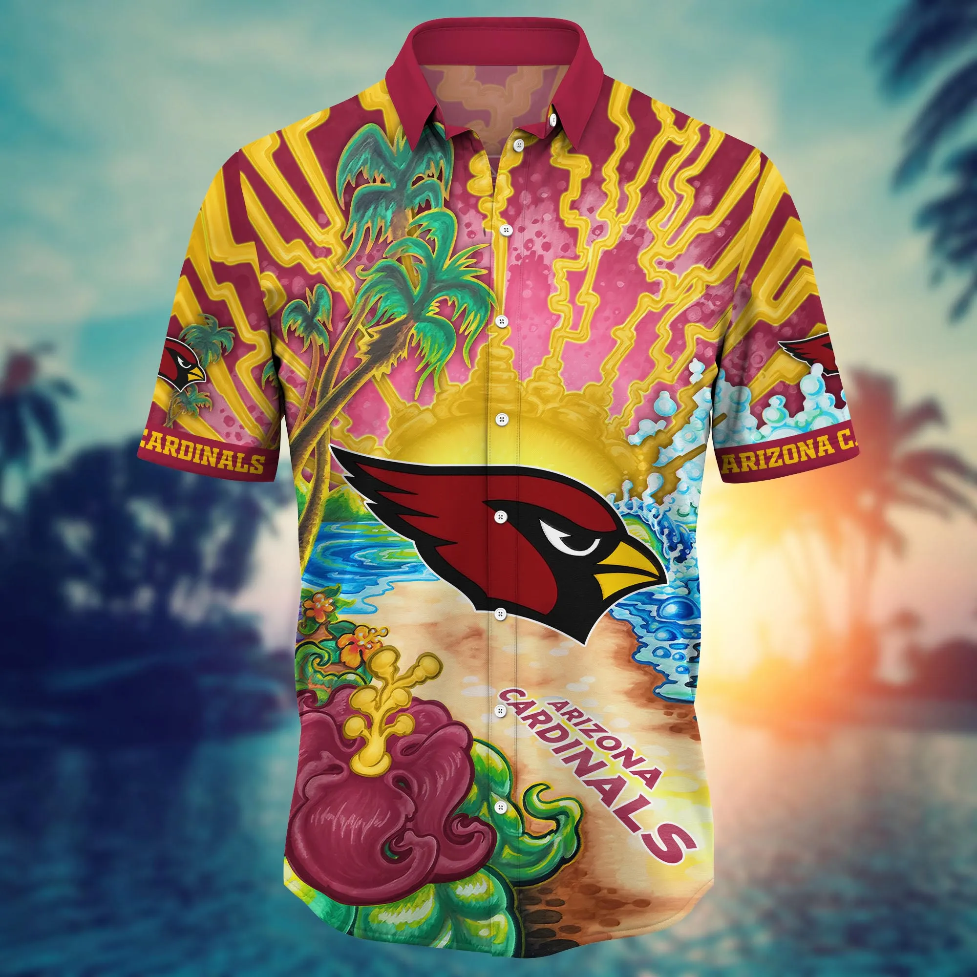Arizona Cardinals NFL Hawaiian Shirt Hikingtime Aloha Shirt