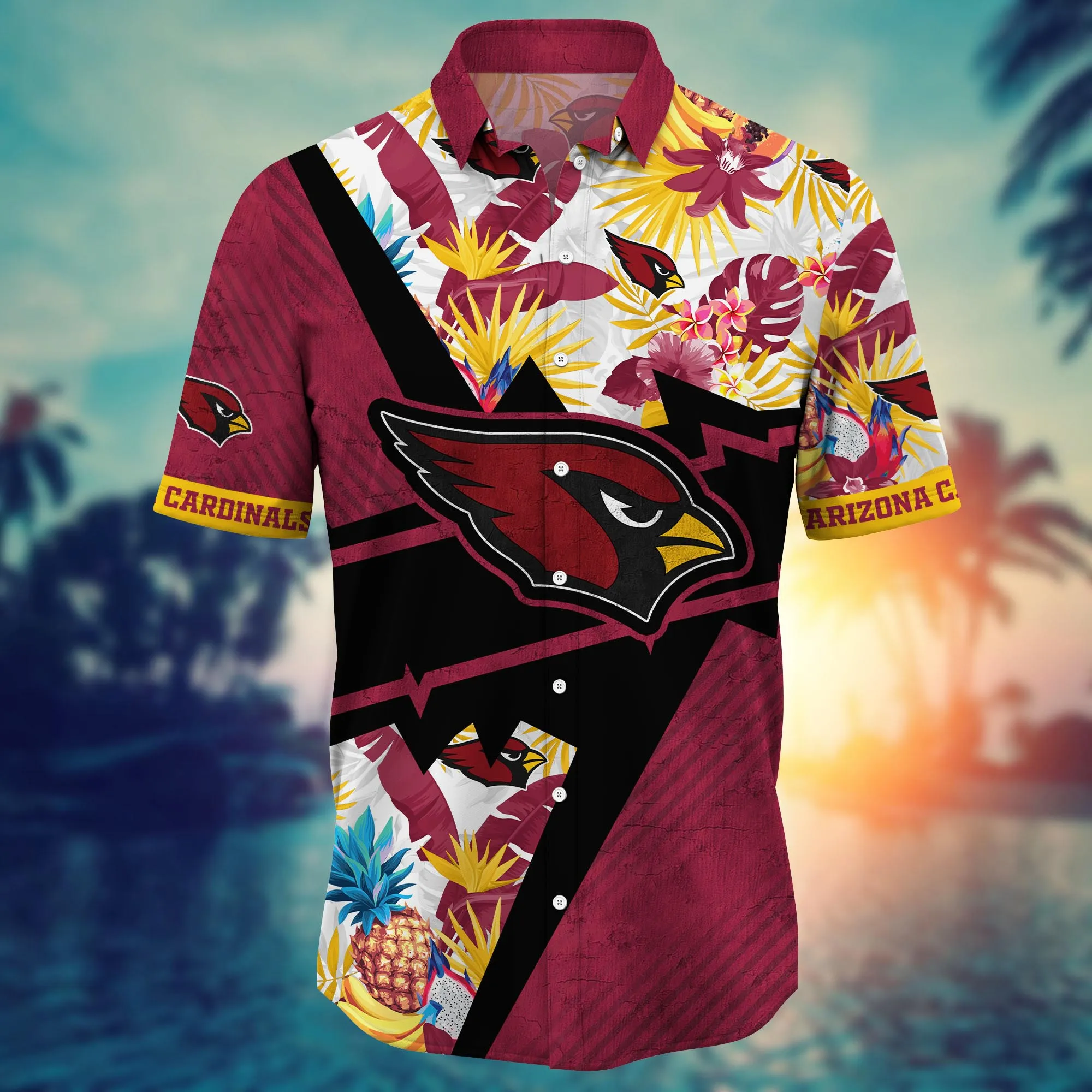 Arizona Cardinals NFL Hawaiian Shirt Pool Days Ball Game Shirts