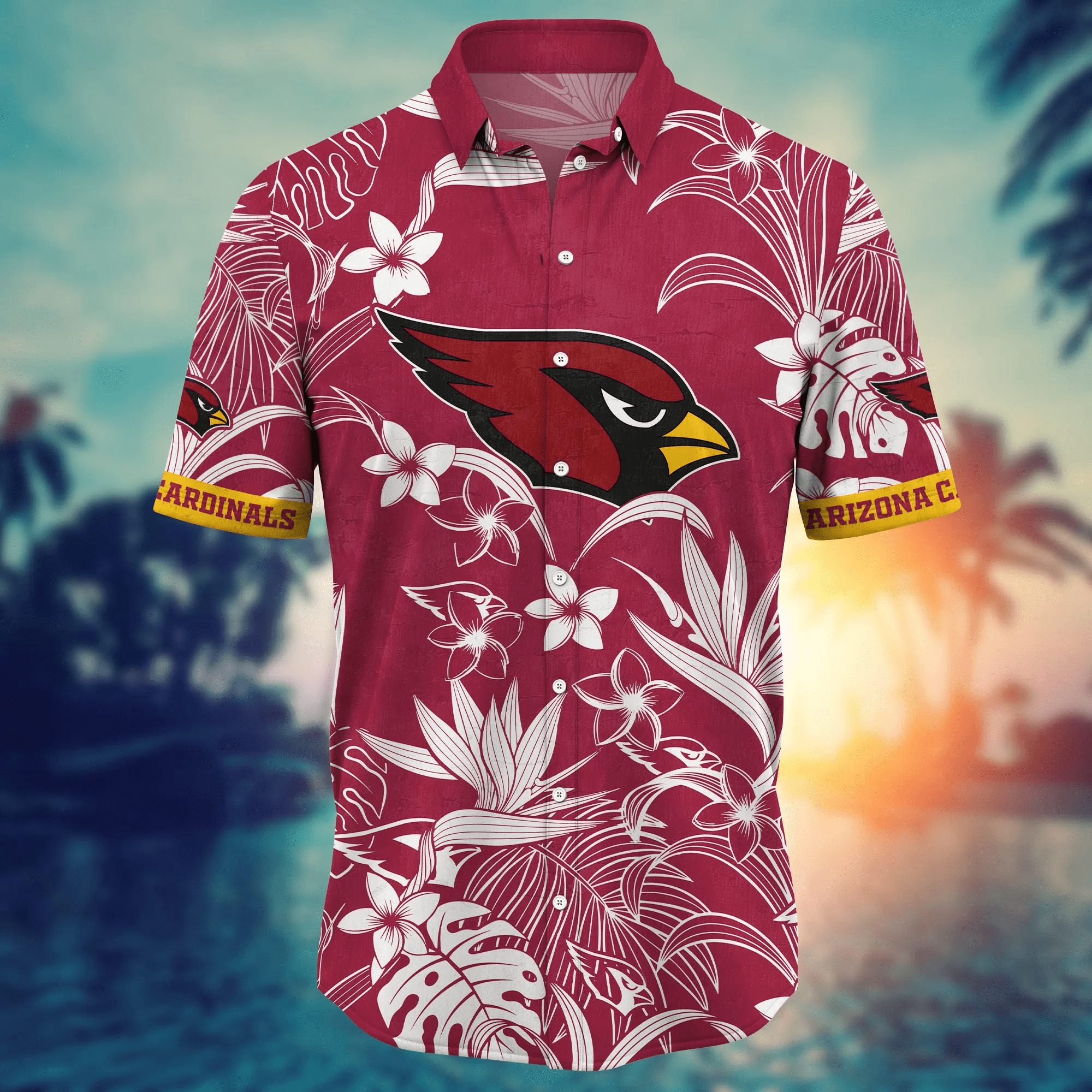 Arizona Cardinals NFL Hawaiian Shirt Pool Days Soccer Match Shirts