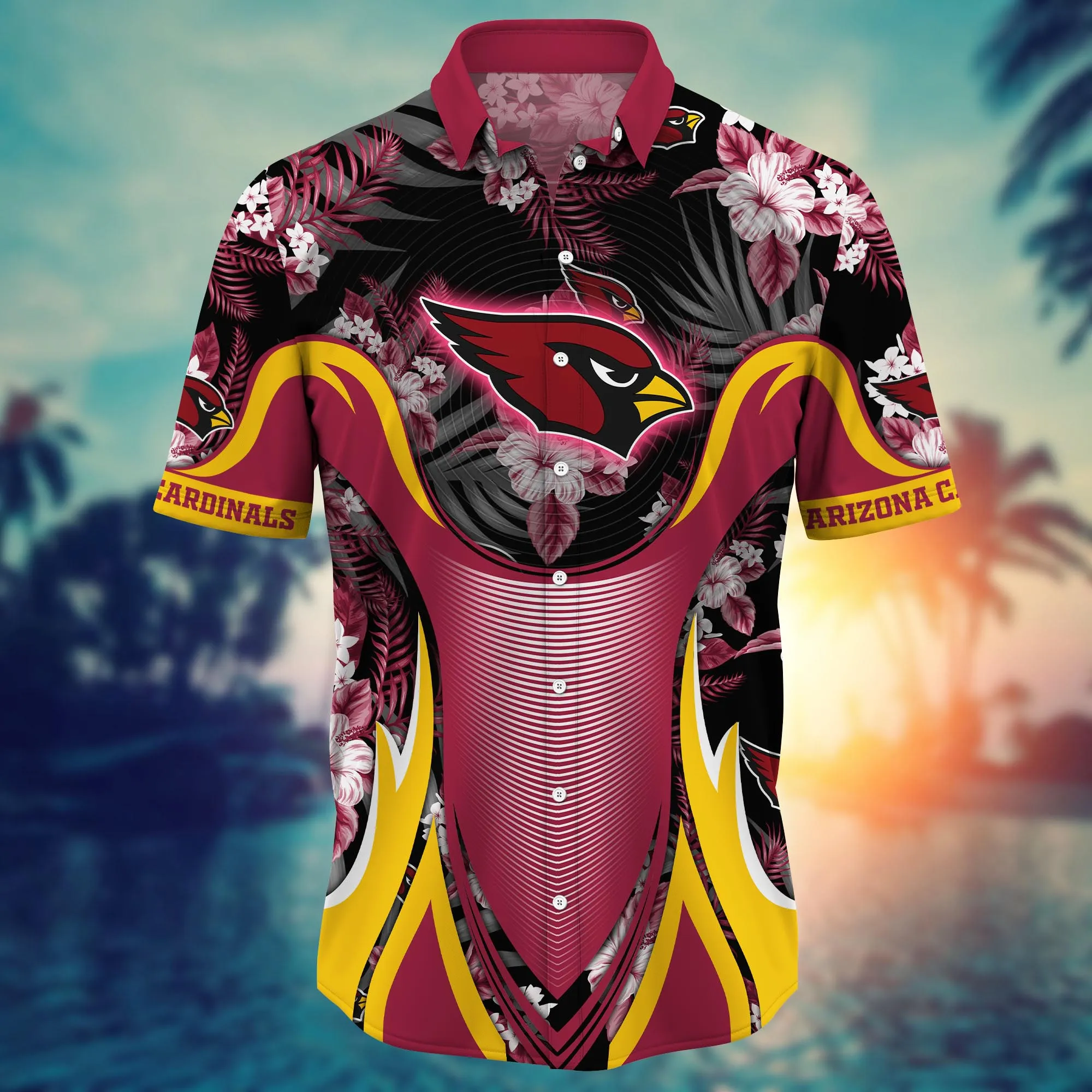 Arizona Cardinals NFL Hawaiian Shirt Road Trips Aloha Shirt