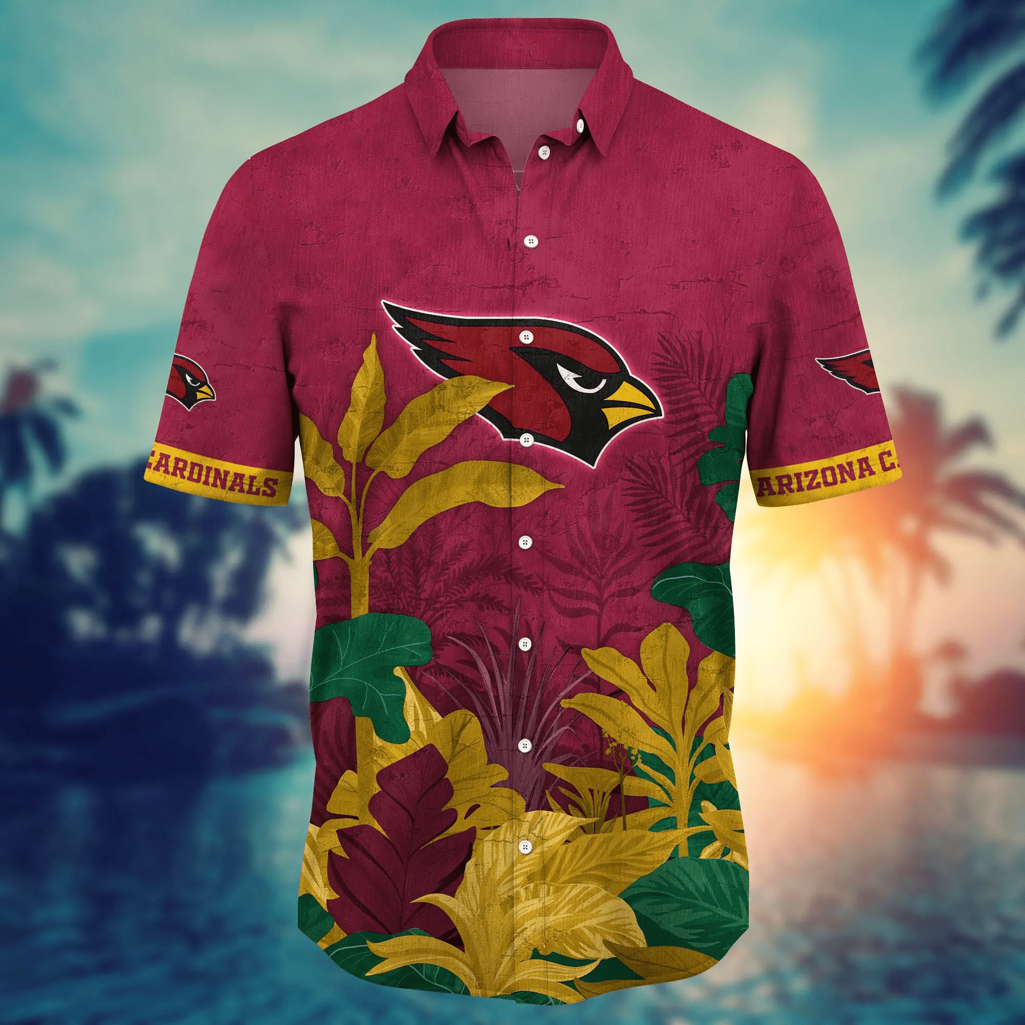 Arizona Cardinals NFL Hawaiian Shirt Starry Nights Game Of Goals Shirts