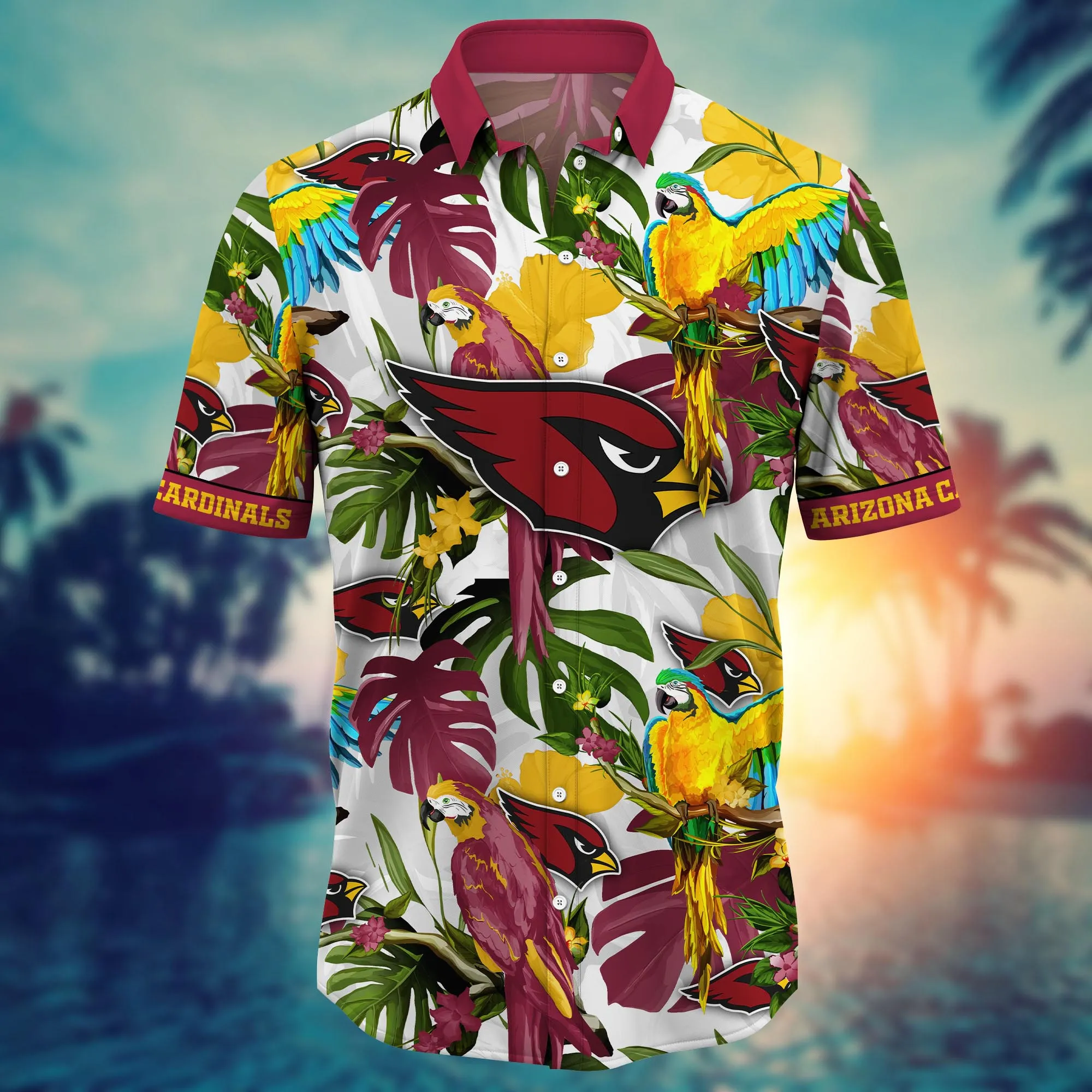 Arizona Cardinals NFL Hawaiian Shirt Sunshinetime Aloha Shirt