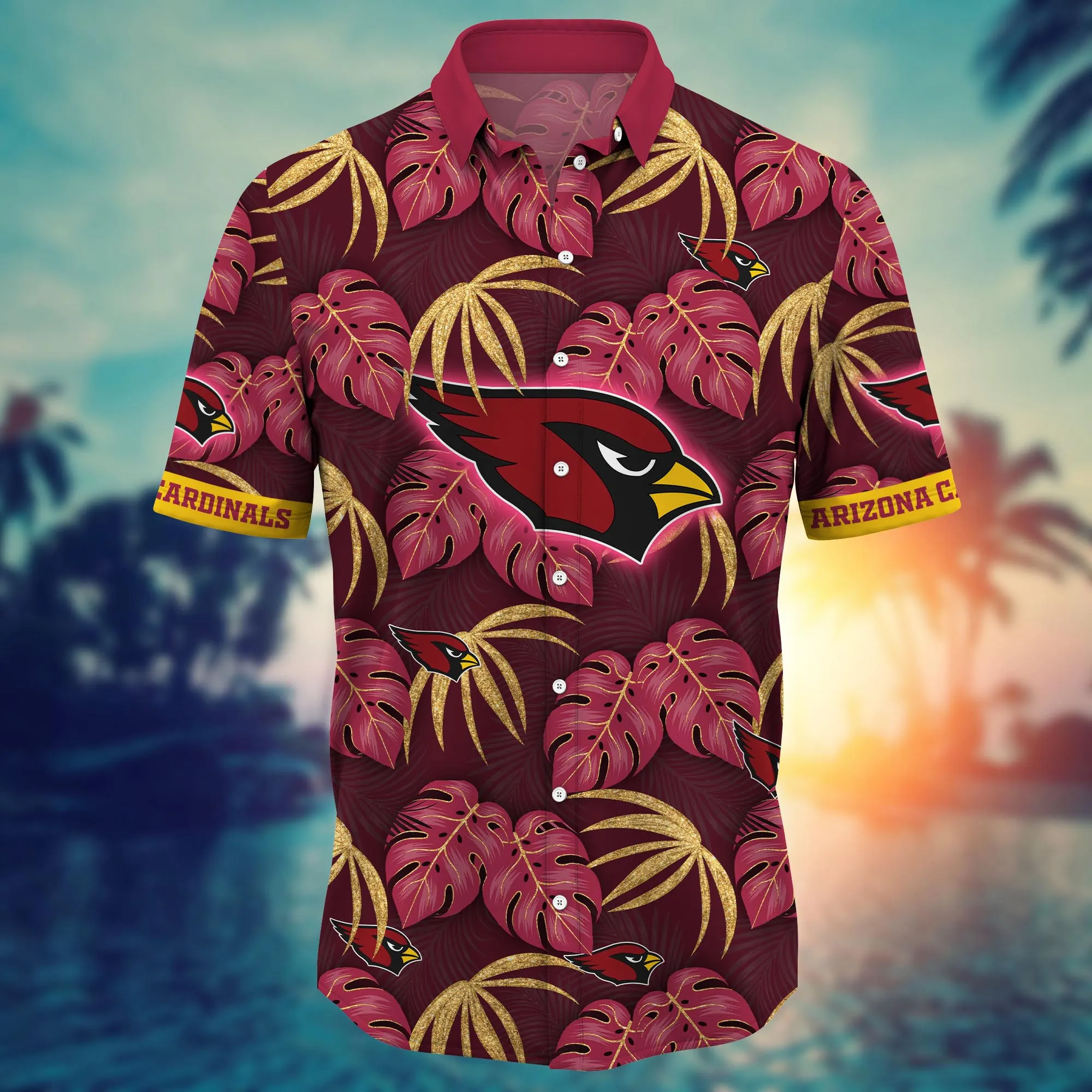 Arizona Cardinals NFL Hawaiian Shirt Suntan Aloha Shirt