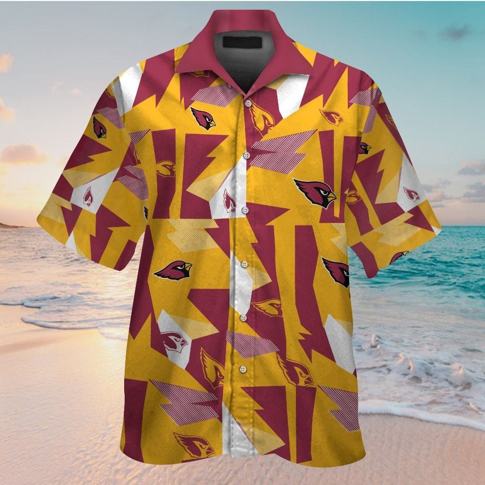 Arizona Cardinals Tropical Hawaiian Short Sleeve Shirt Unique Elegance