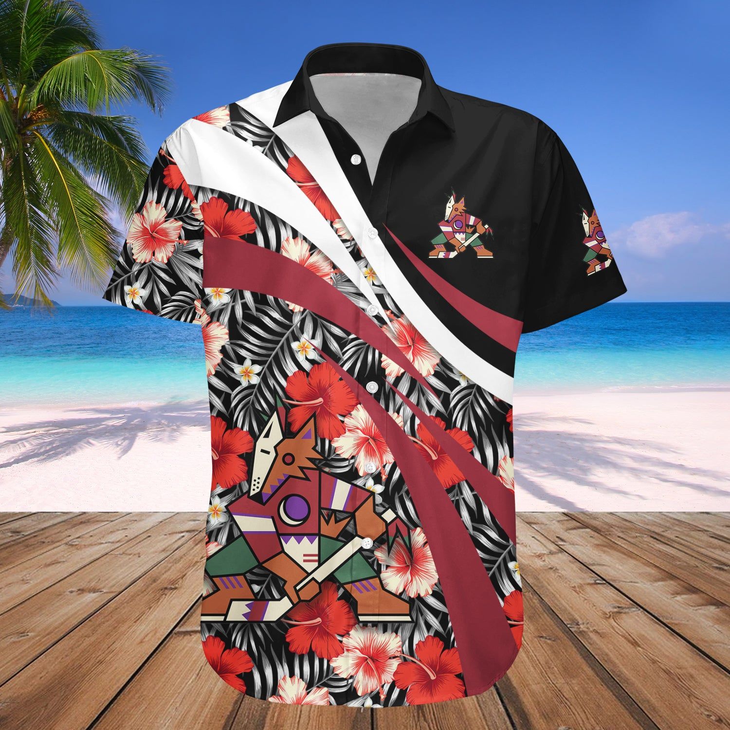 Arizona Coyotes Hawaii Shirt Hibiscus Sport Style – NHL