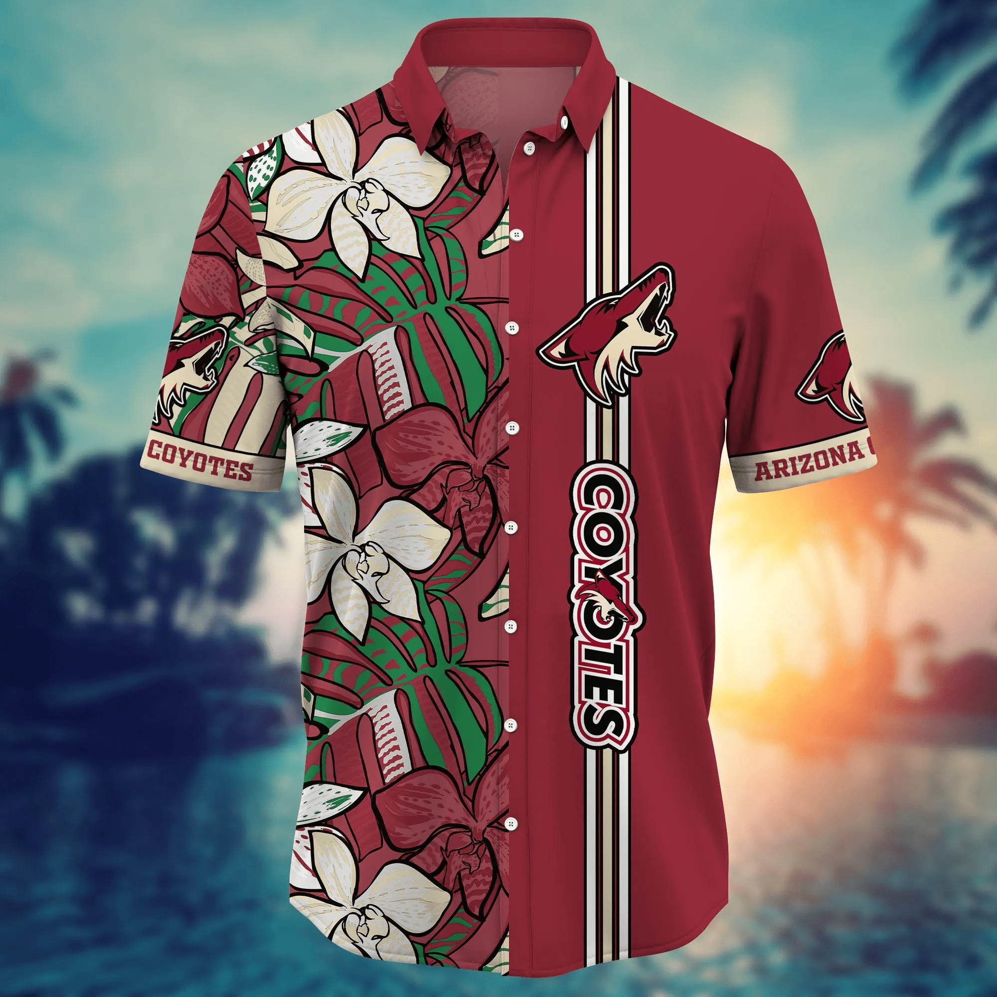 Arizona Coyotes NHL Hawaiian Shirt Daylight Aloha Shirt