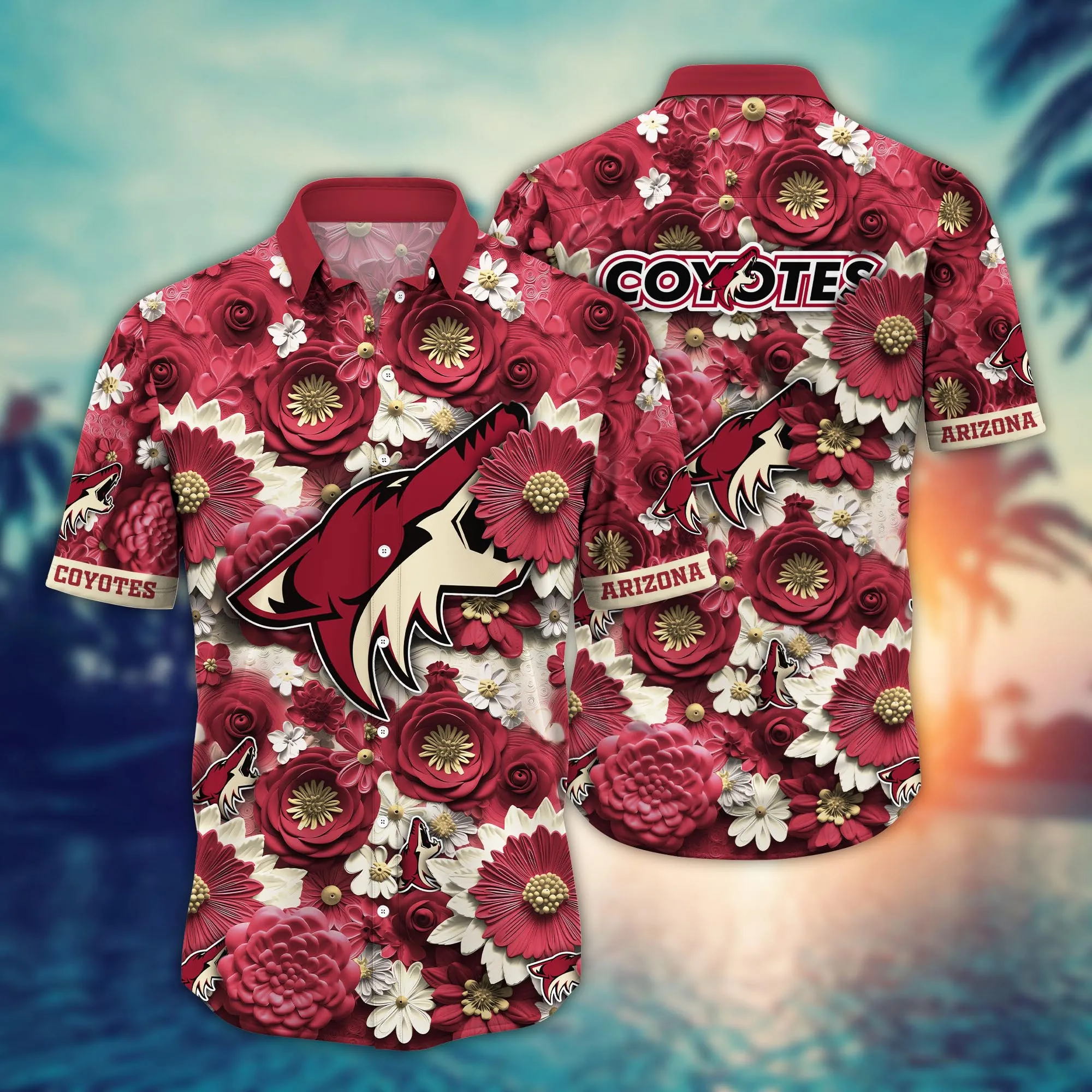 Arizona Coyotes NHL Hawaiian Shirt Trending For This Summer Customize Shirt Any Team