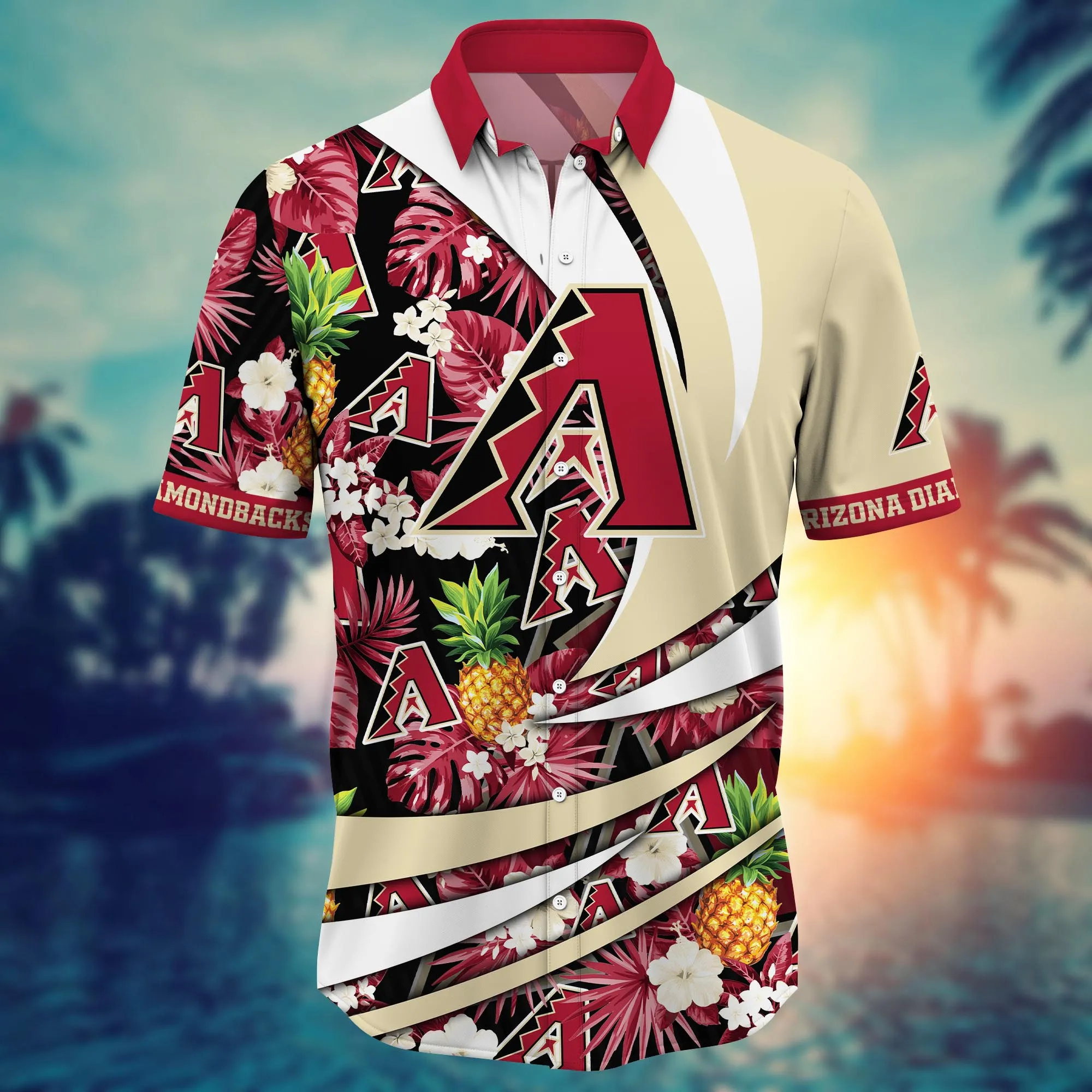 Arizona Diamondbacks MLB Hawaiian Shirt August Knockout Game Shirts