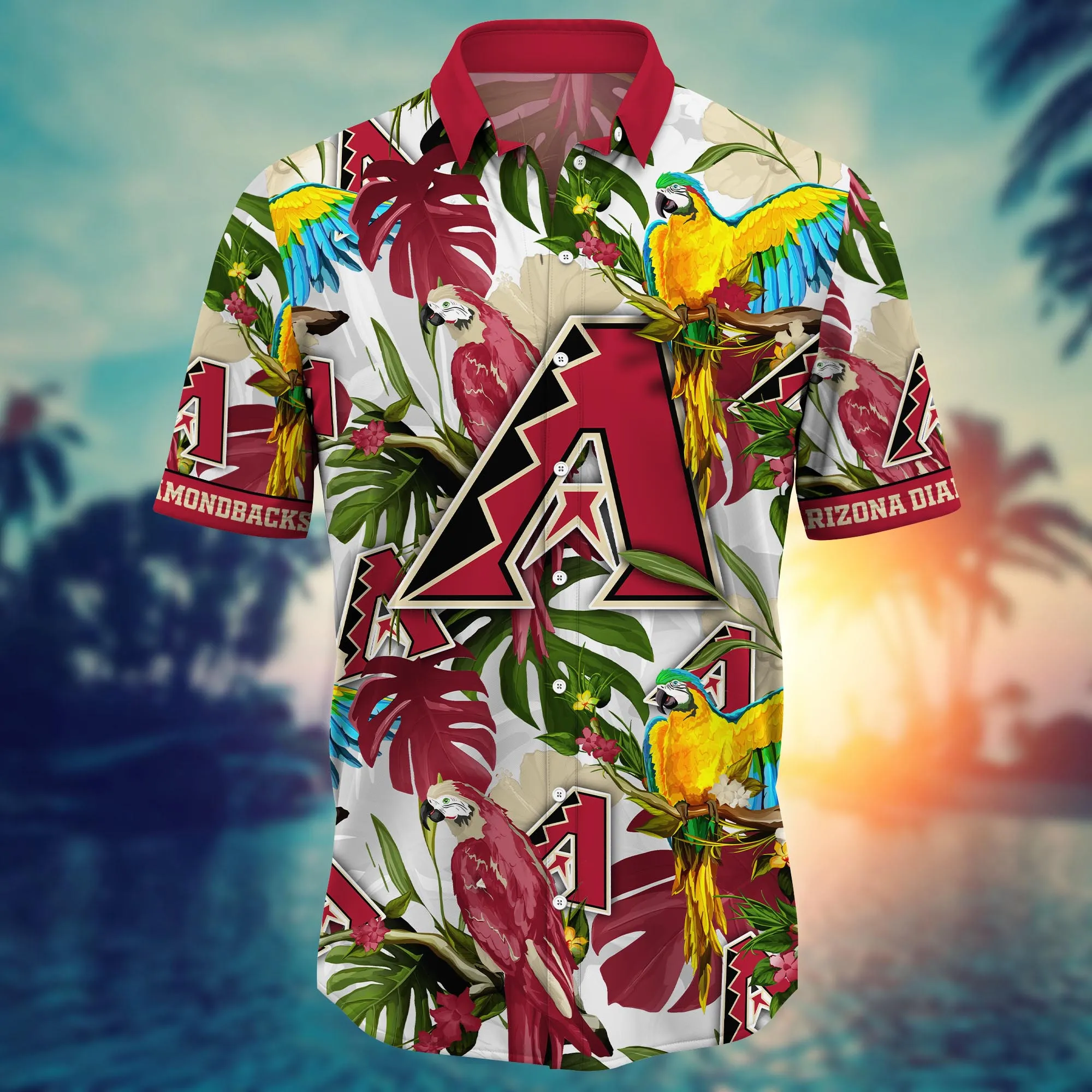 Arizona Diamondbacks MLB Hawaiian Shirt Garden Partiestime Aloha Shirt