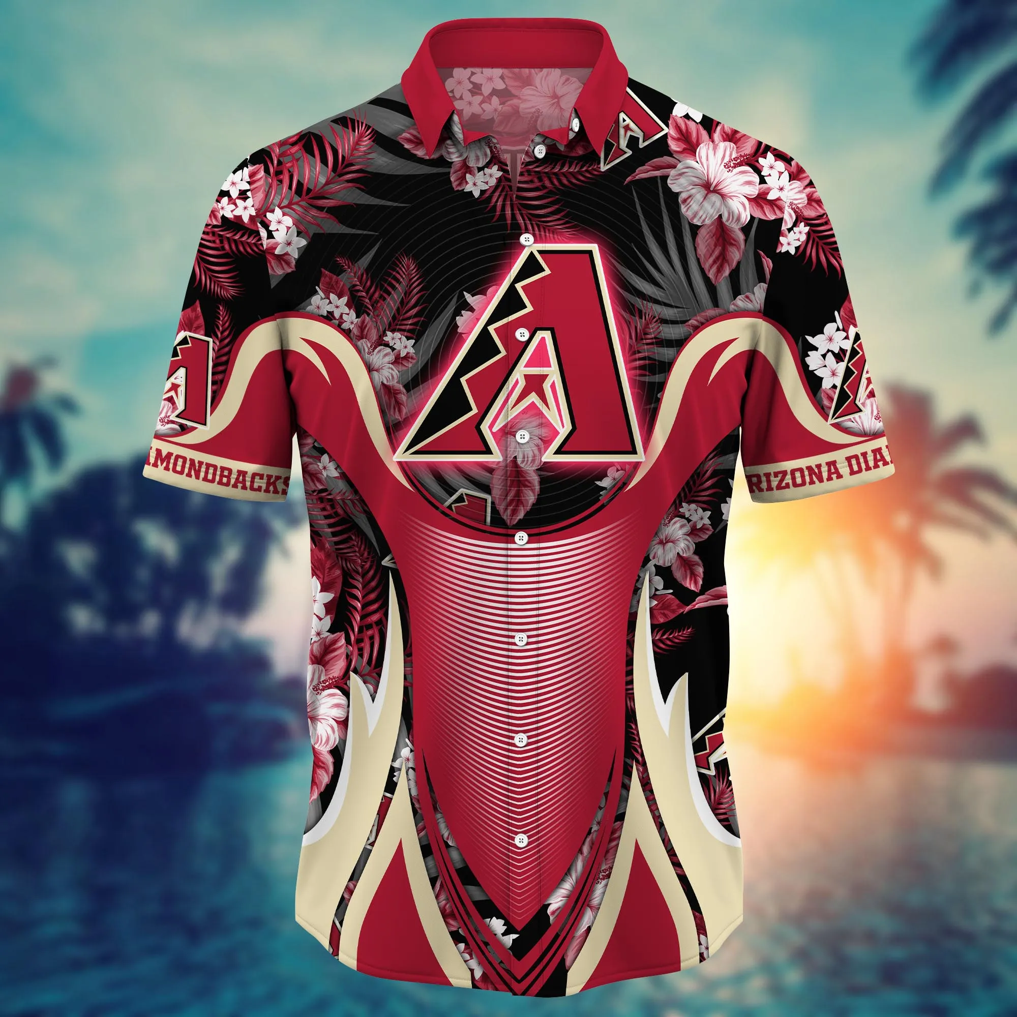 Arizona Diamondbacks MLB Hawaiian Shirt High Temperatures Aloha Shirt