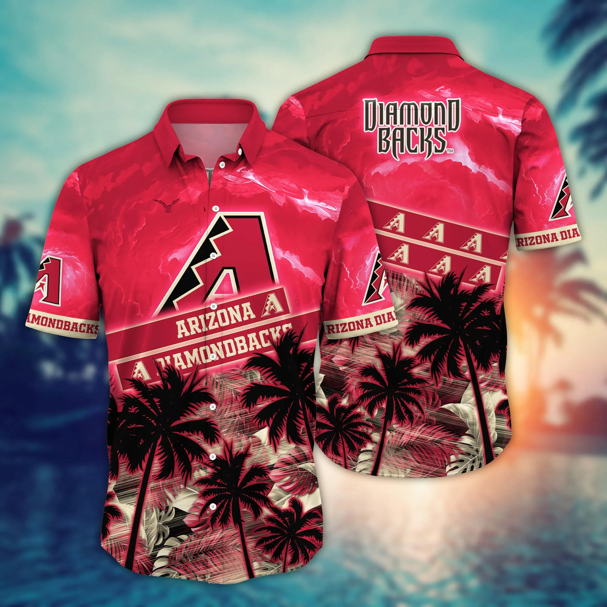 Arizona Diamondbacks MLB Hawaiian Shirt July Aloha Shirt