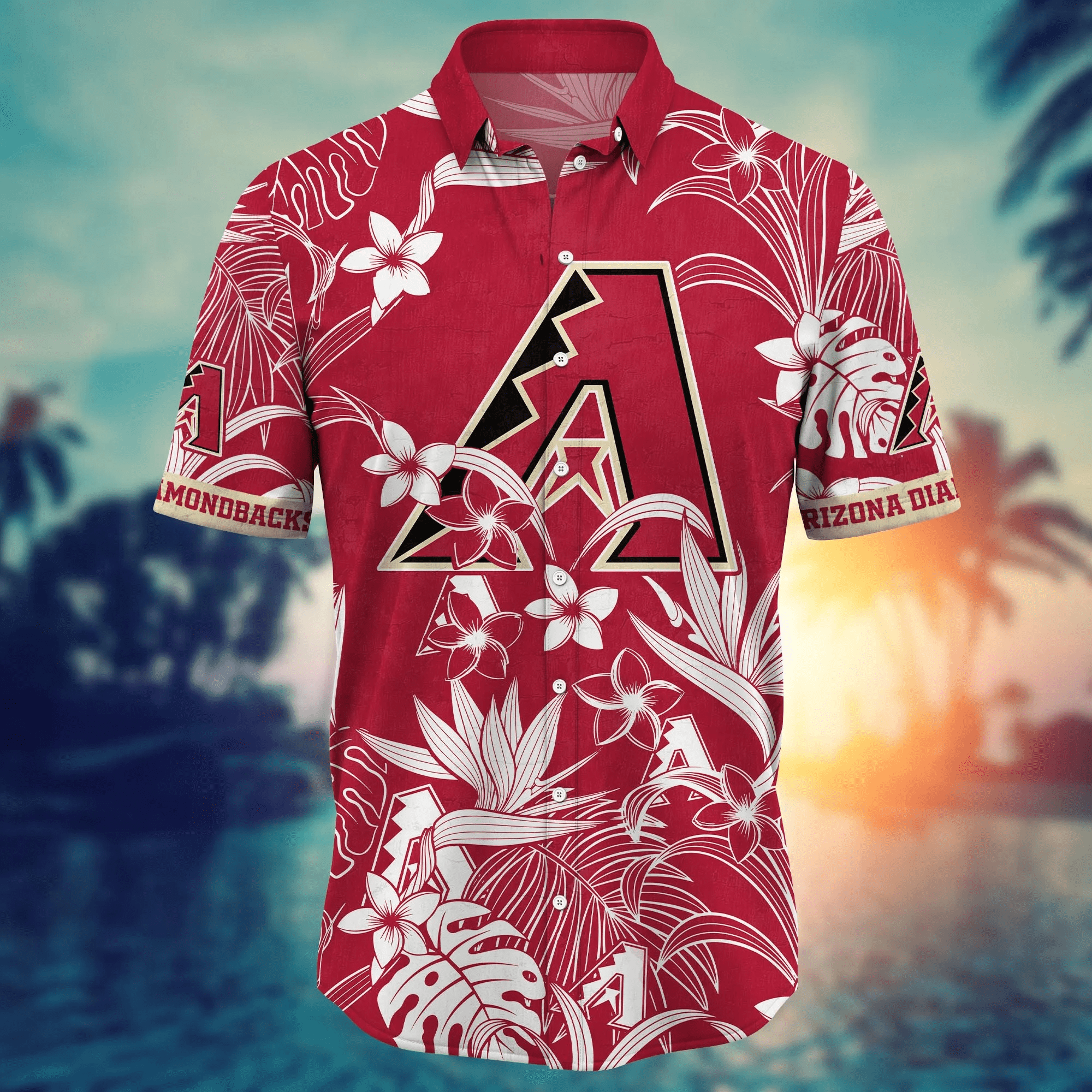 Arizona Diamondbacks MLB Hawaiian Shirt Warm Breezestime Aloha Shirt