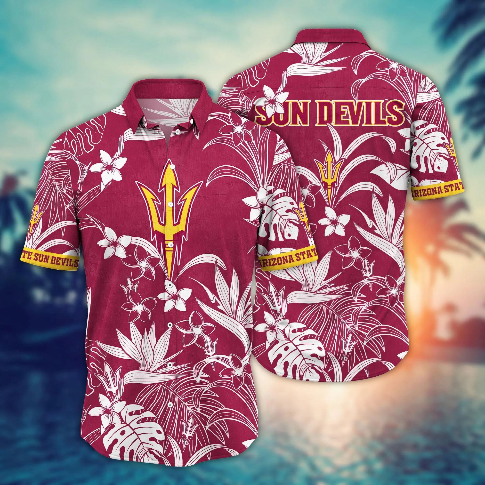 Arizona State Sun Devils NCAA Hawaiian Shirt Bikinistime The Green Pitch Sport Shirts Arizona State Sun Devils NCAA Hawaiian Shirt Bikinistime The Green Pitch Sport Shirts