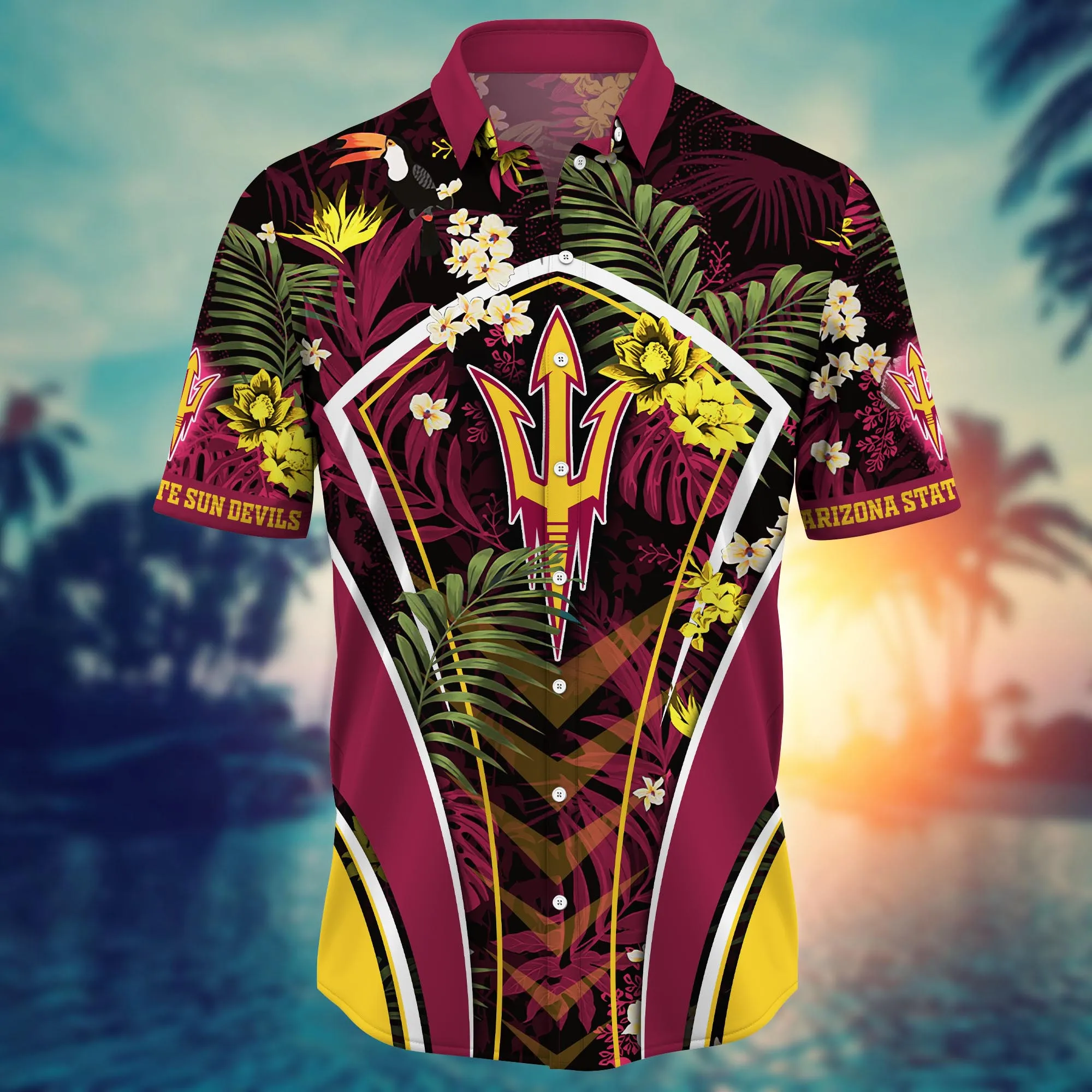 Arizona State Sun Devils NCAA Hawaiian Shirt Ice Cream Season Aloha Shirt