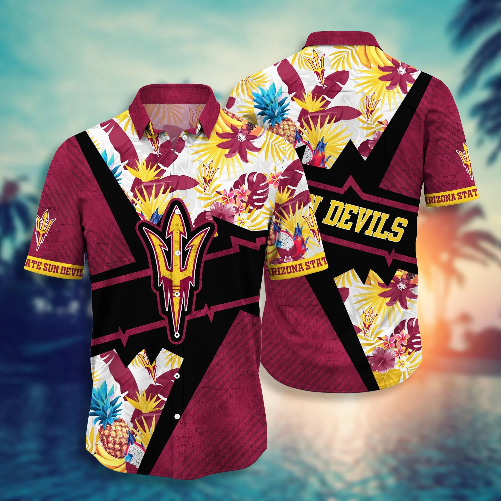 Arizona State Sun Devils NCAA Hawaiian Shirt Summer Camps Aloha Shirt Arizona State Sun Devils NCAA Hawaiian Shirt Summer Camps Aloha Shirt