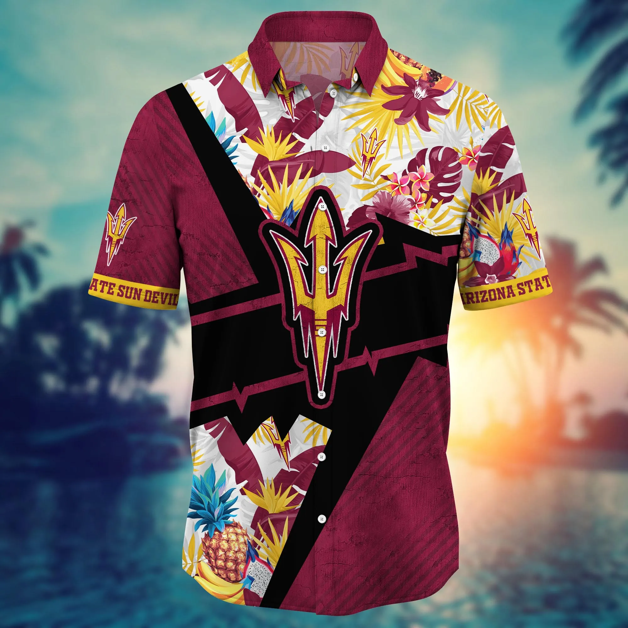 Arizona State Sun Devils NCAA Hawaiian Shirt Summer Camps Aloha Shirt