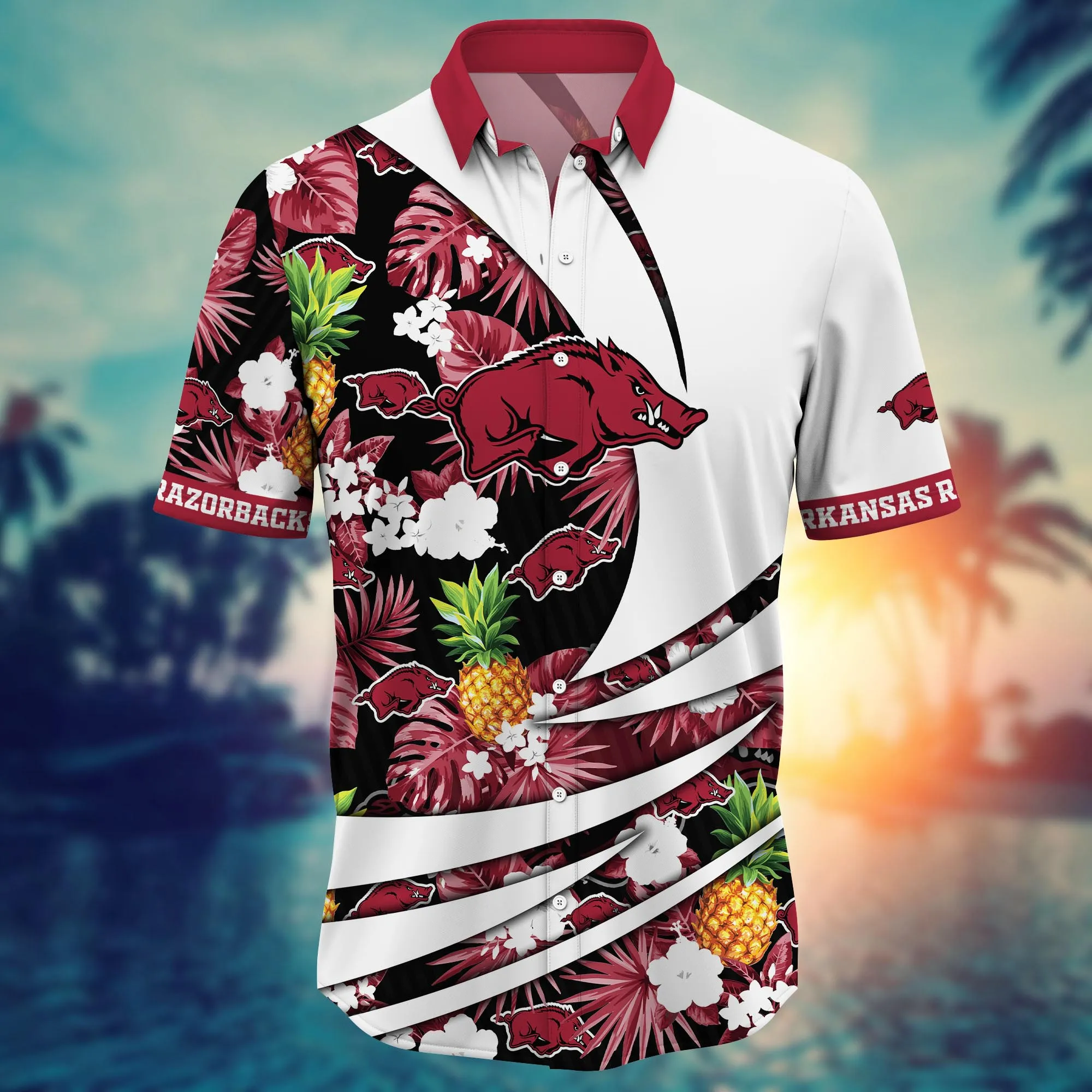 Arkansas Razorbacks NCAA Hawaiian Shirt August Aloha Shirt
